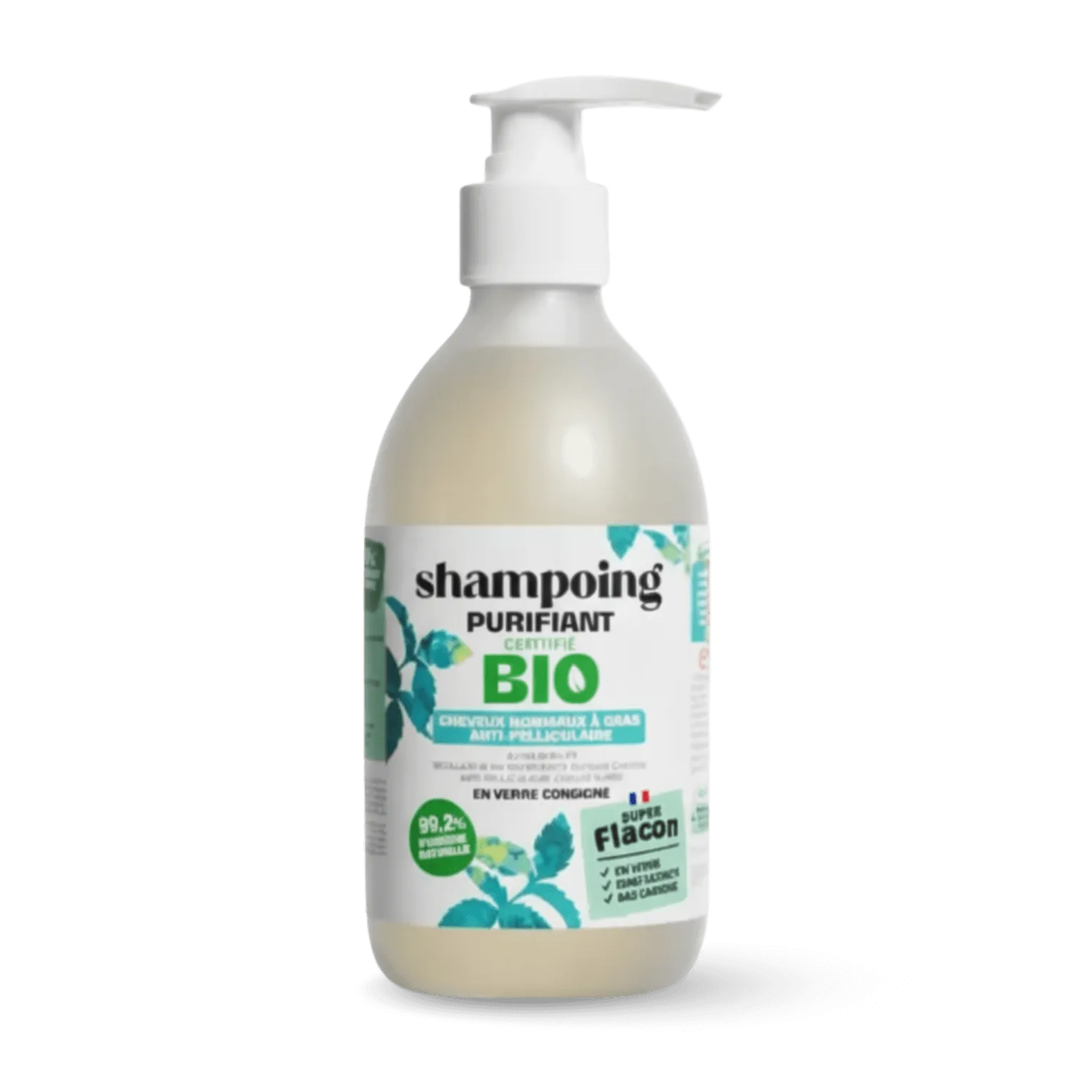 Shampooing purifiant & antipelliculaire cheveux normaux à gras (flacon sécurisé)