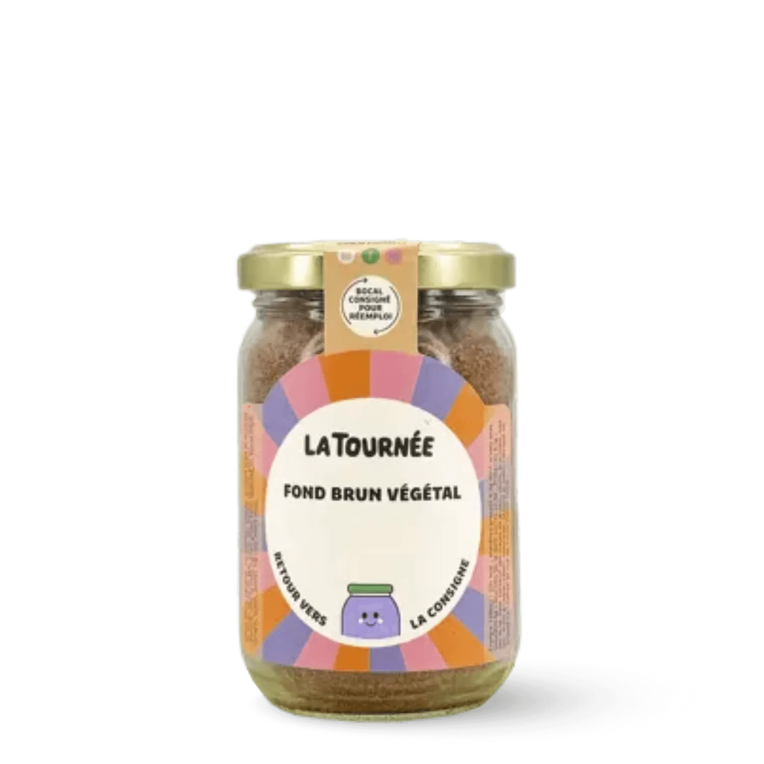 Fond brun végétal