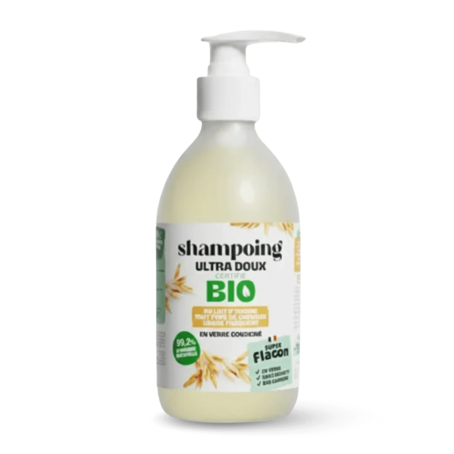 Shampoing Ultra Doux au lait d'avoine (flacon sécurisé)