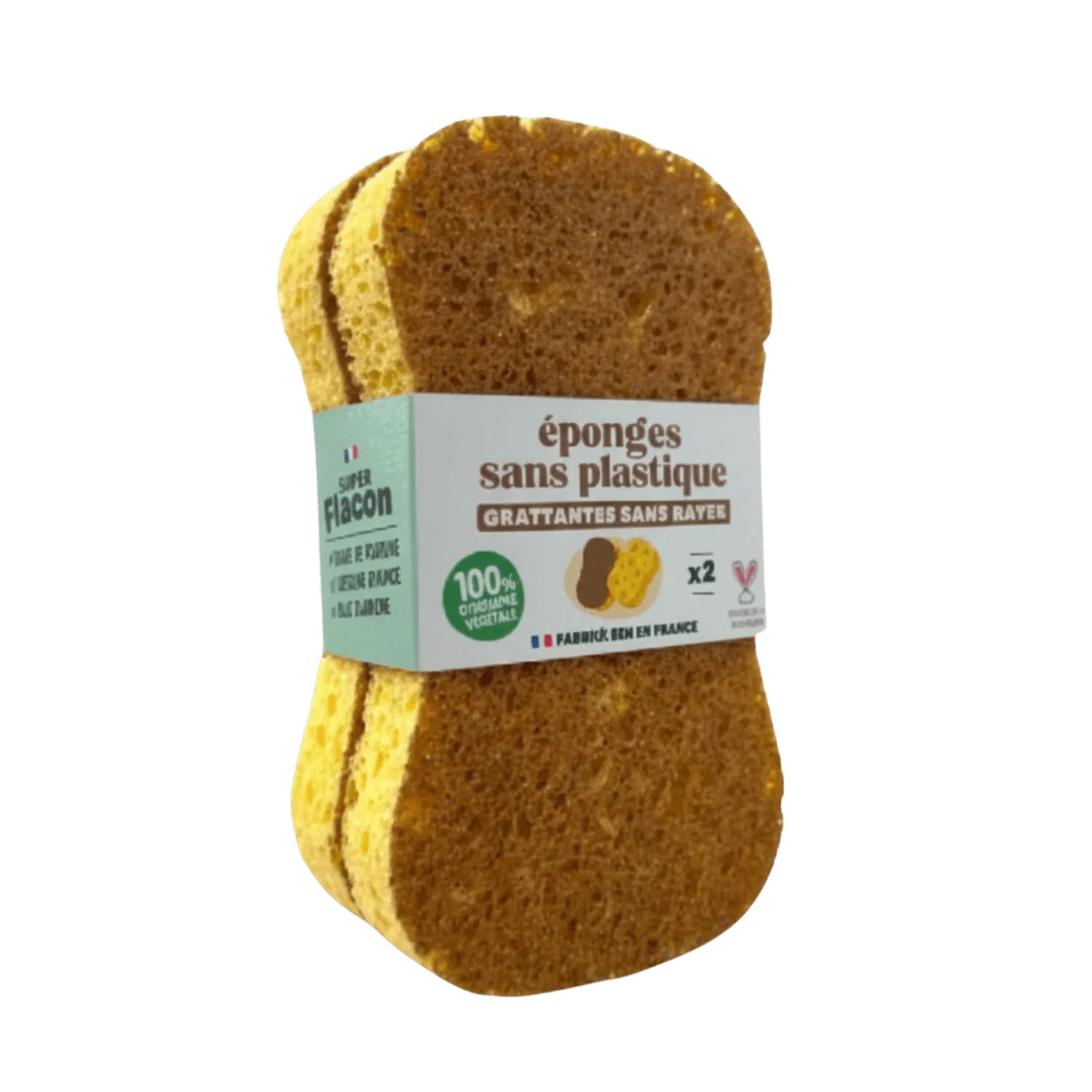 Éponges végétales x2