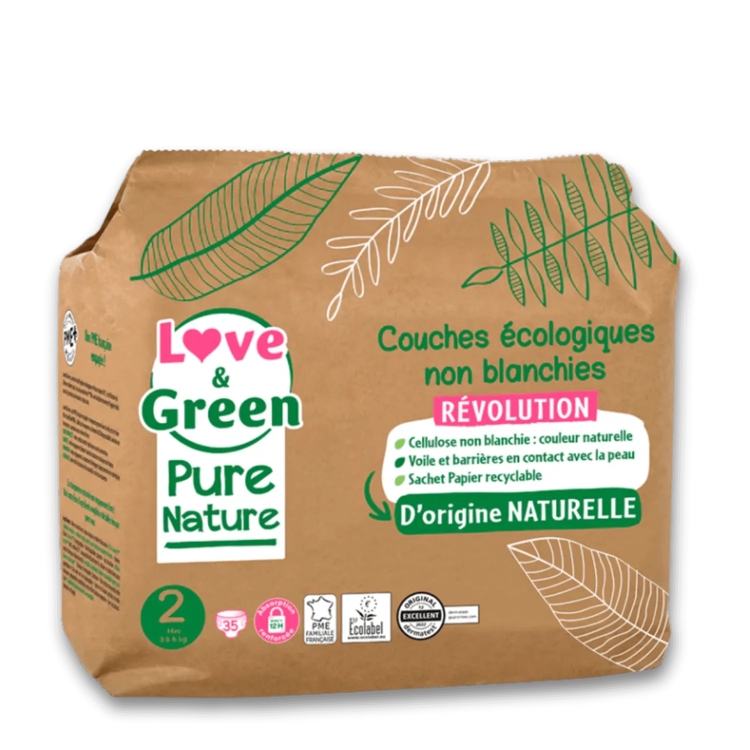 Couches T2 (2 à 5kg) - 35 unités