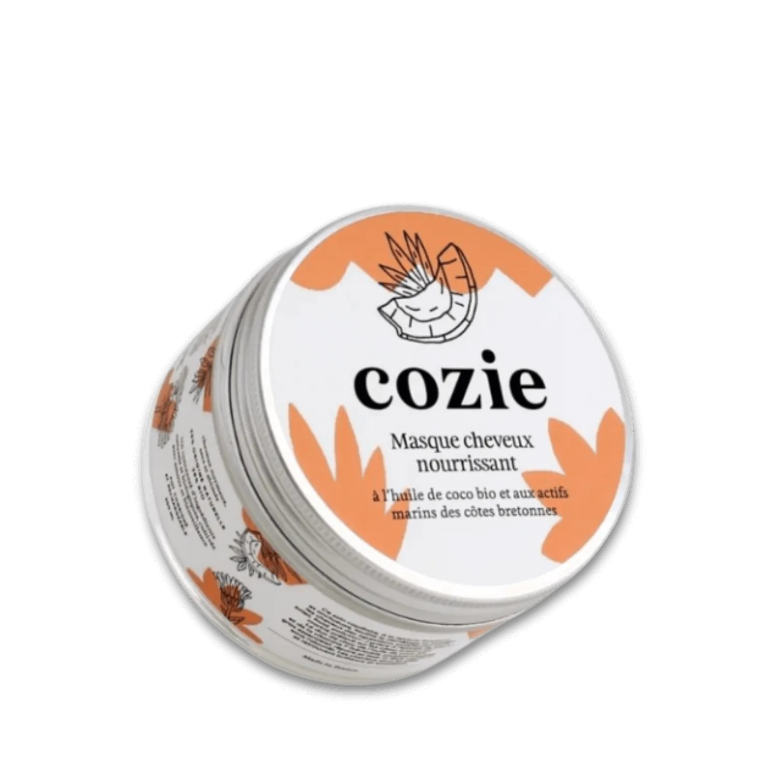 Masque cheveux nourrissant à l'huile de coco bio et à l'actif marin breton bio