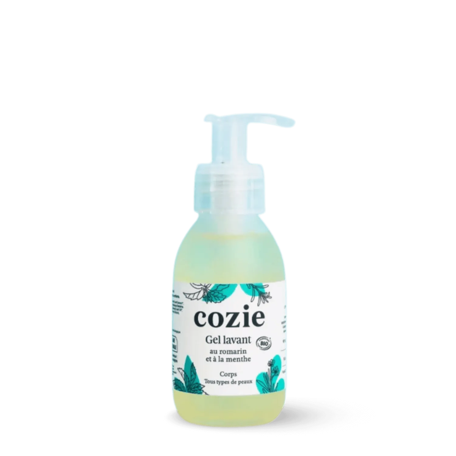 Gel lavant au romarin et à la menthe bio