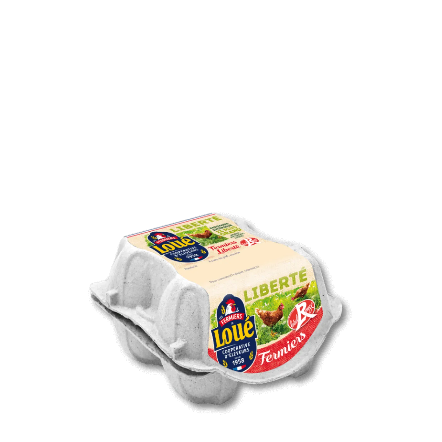 4 oeufs fermiers Label Rouge gros