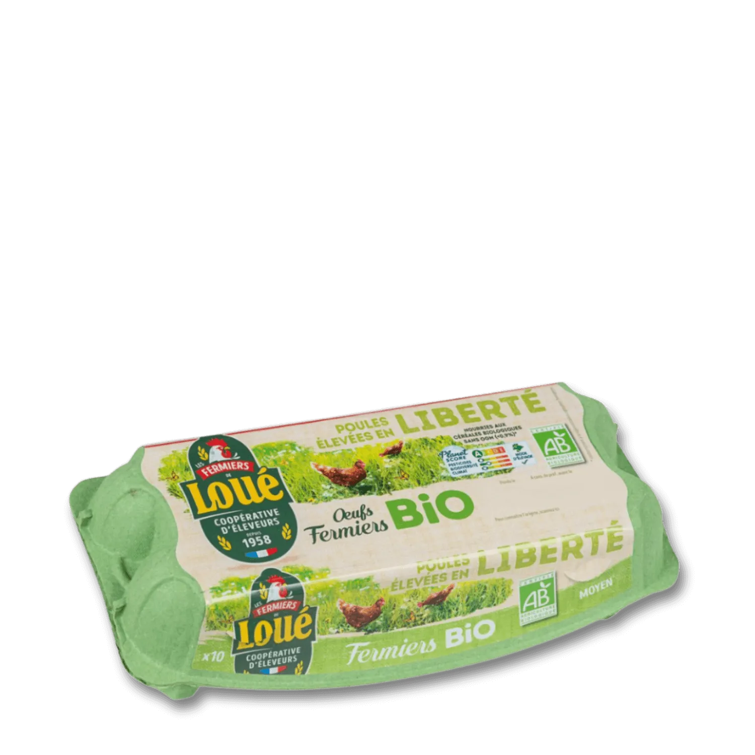 10 oeufs bio fermiers moyens