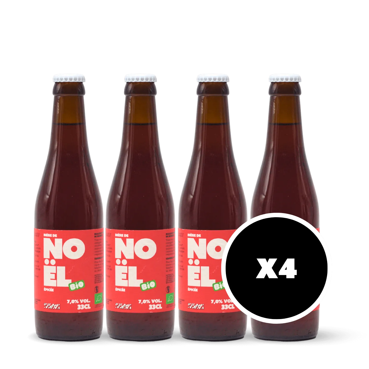 Pack 4 x La Bonne Bière de Noël