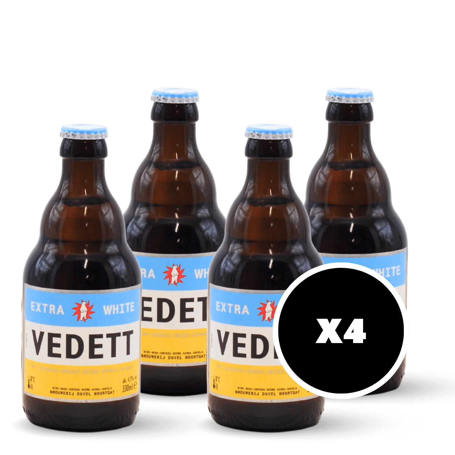 Pack 4 x Vedett Blanche