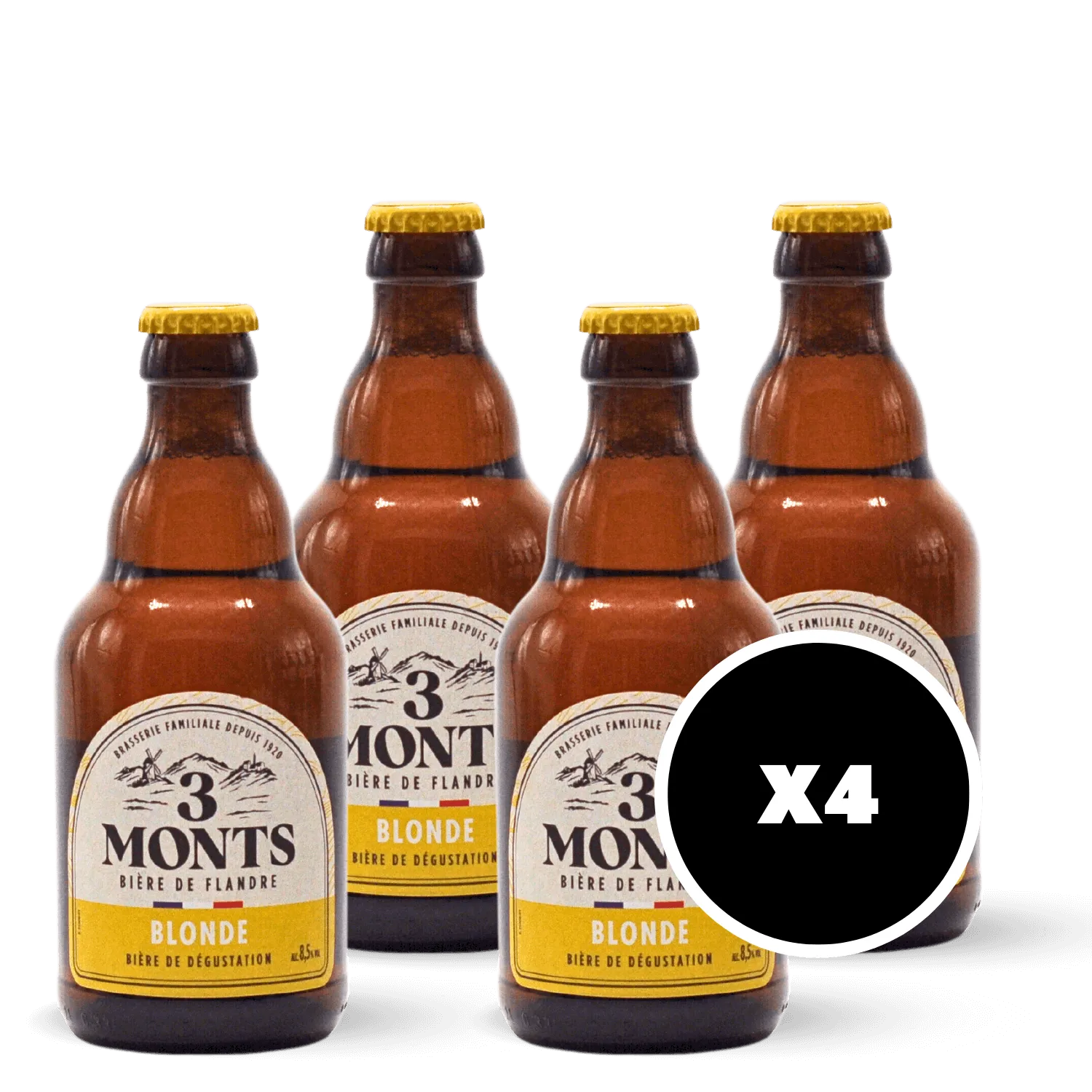 Pack 4 x 3 Monts Blonde