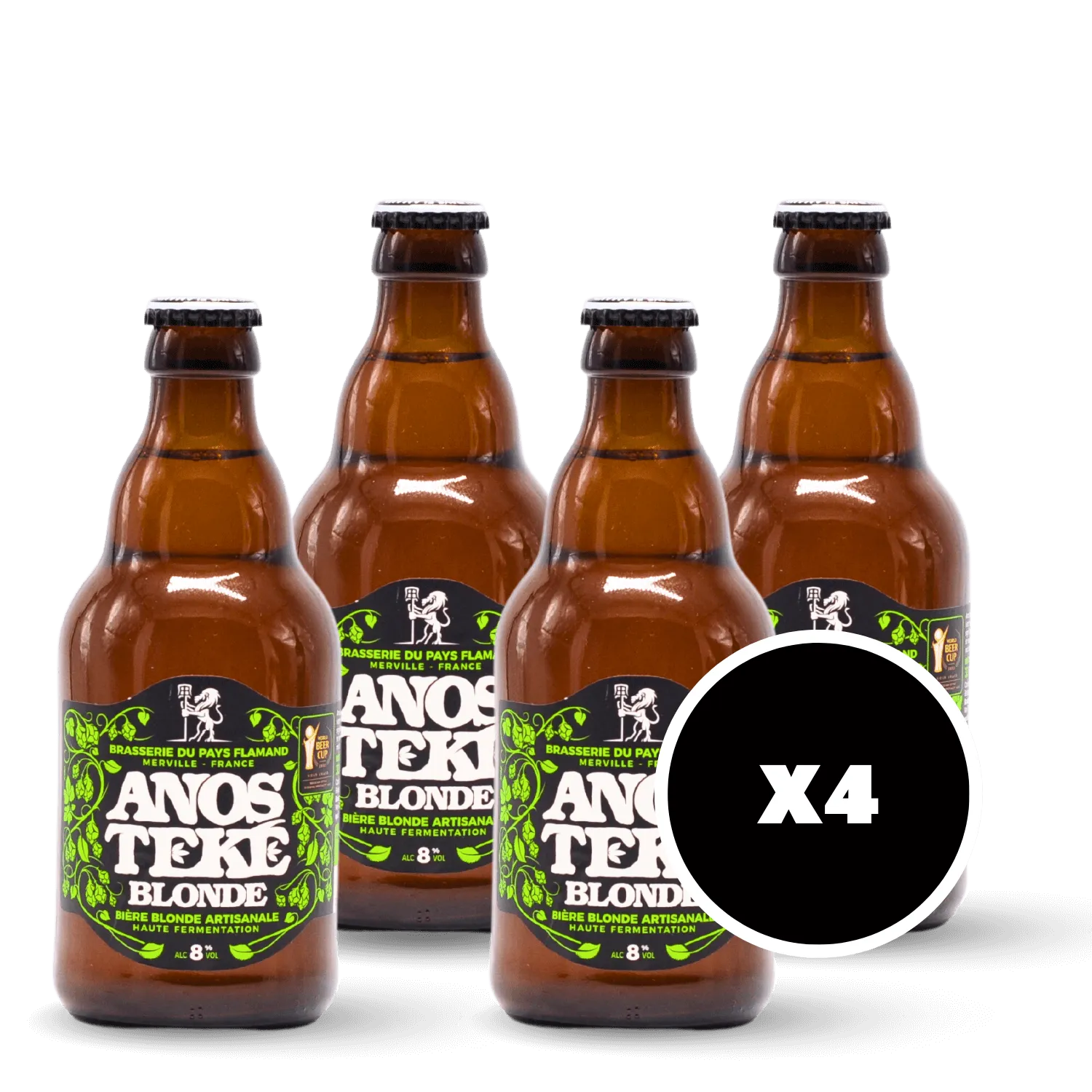 Pack 4 x Anosteké Blonde