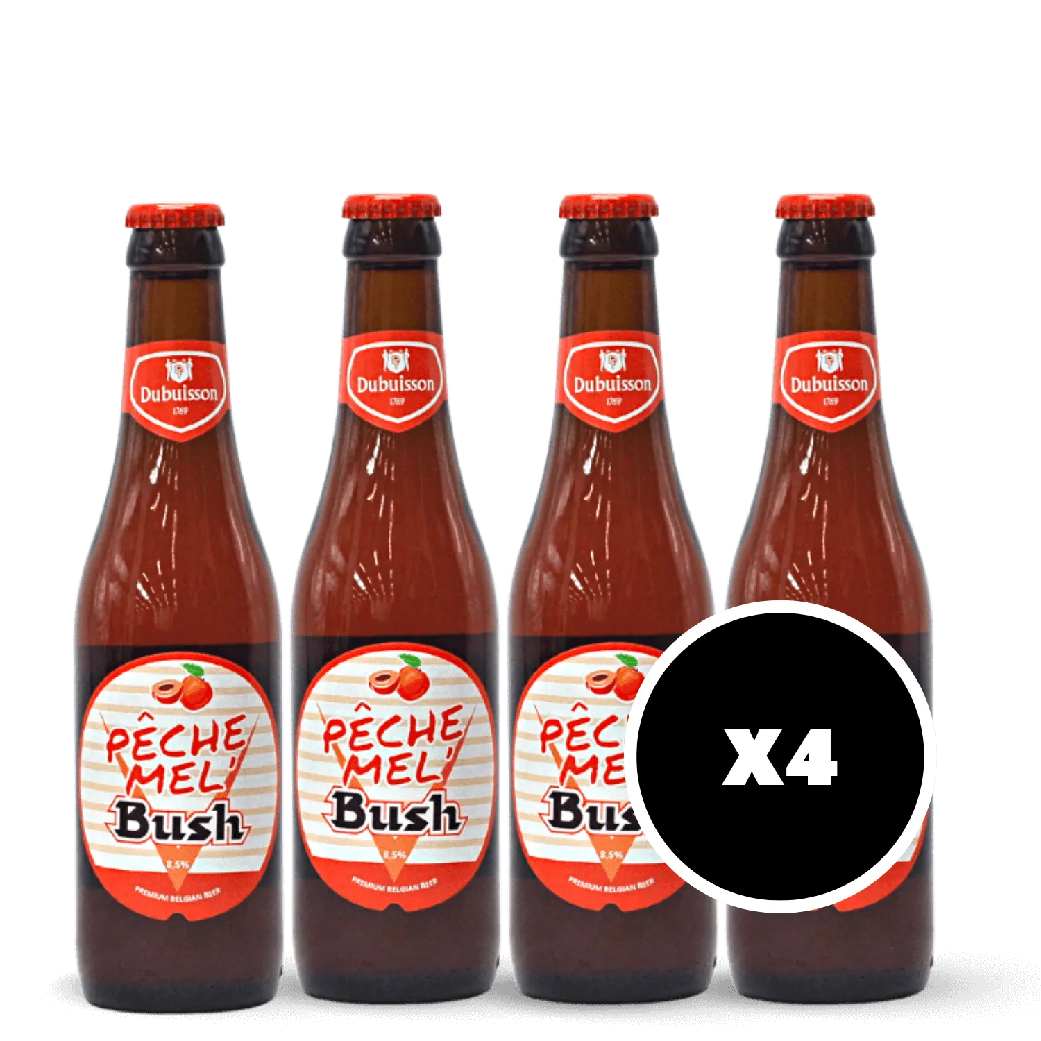 Pack 4 x Pêche Mel Bush