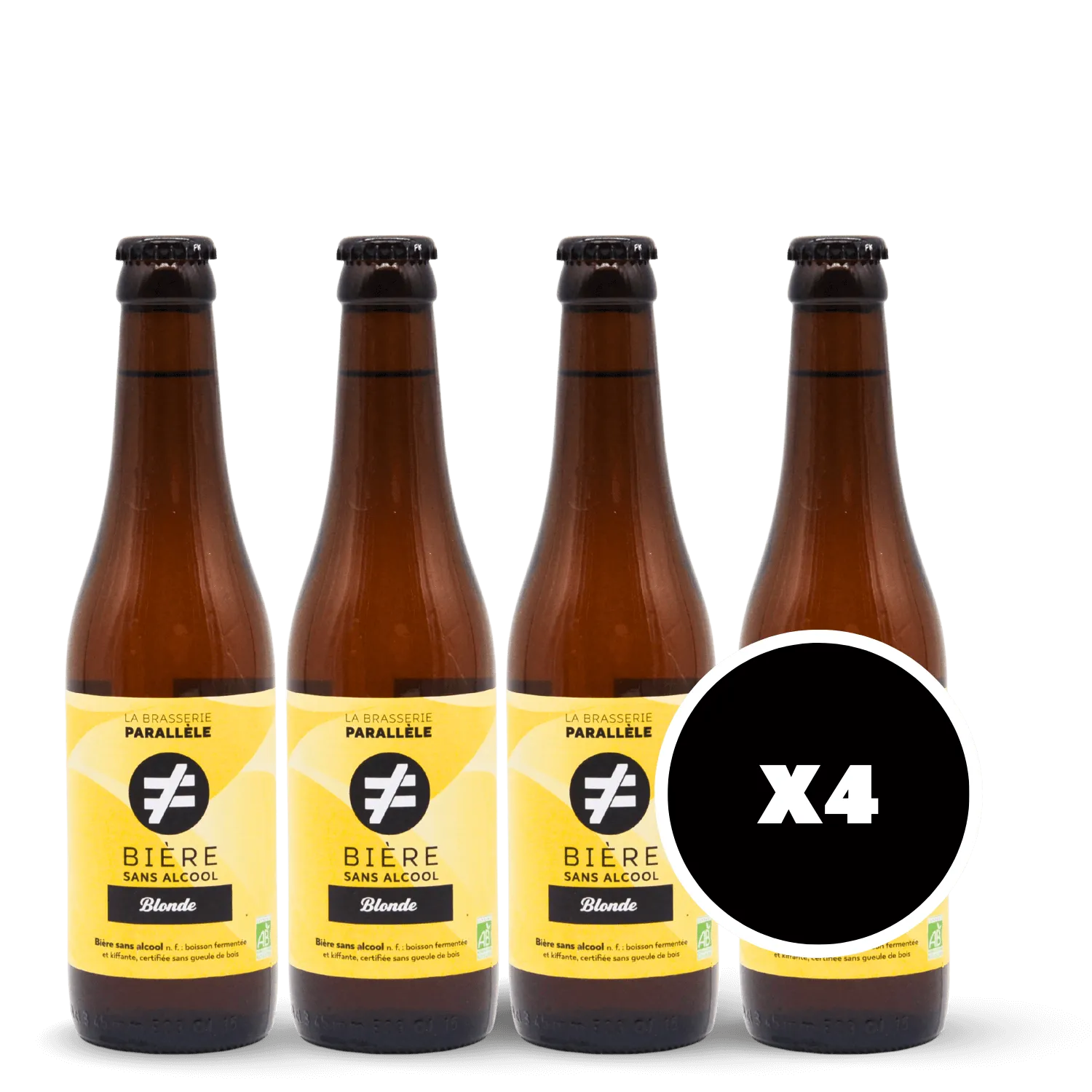 Pack 4 x Parallèle Blonde