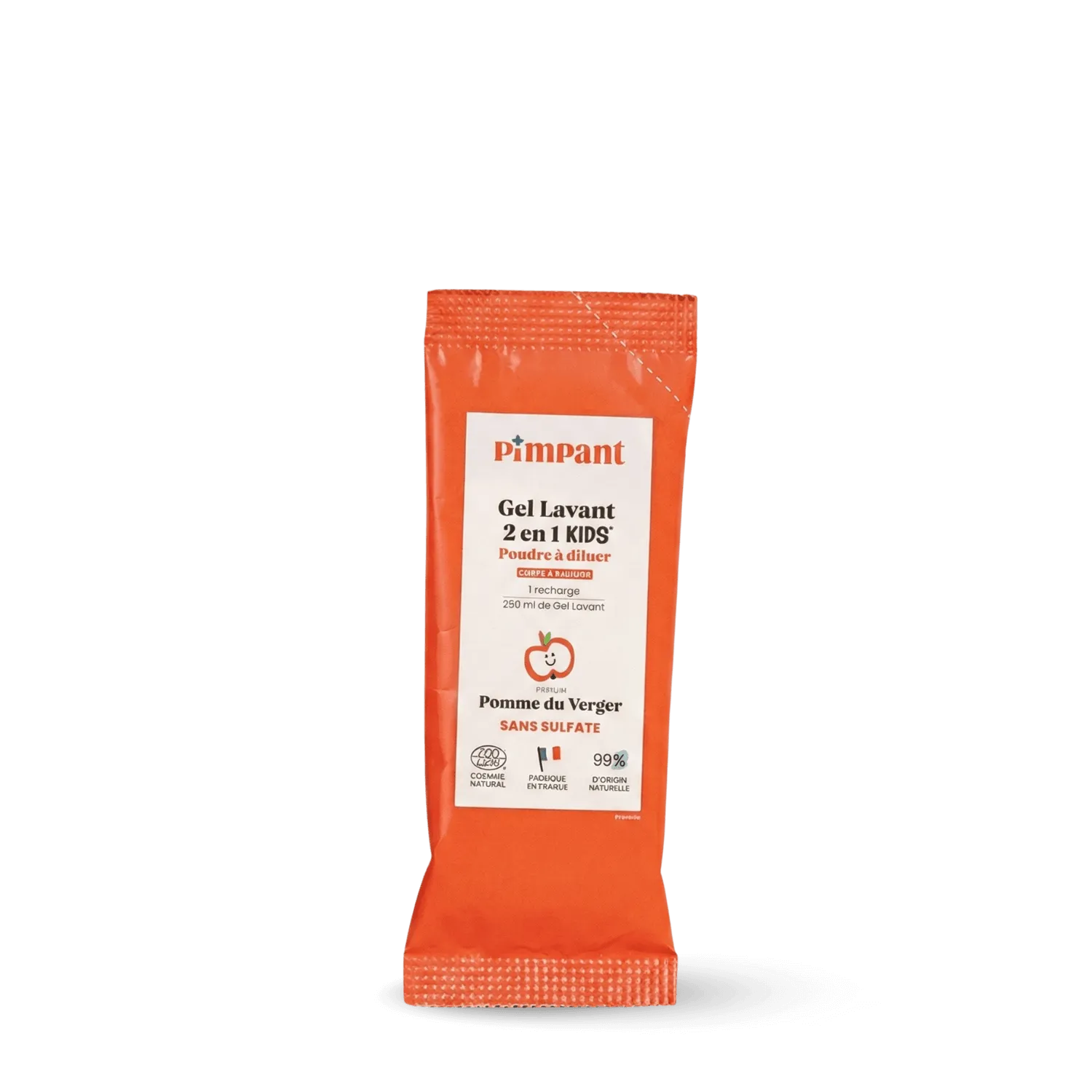 Gel lavant enfants poudre 2 en 1 - recharge (parfum Pomme)