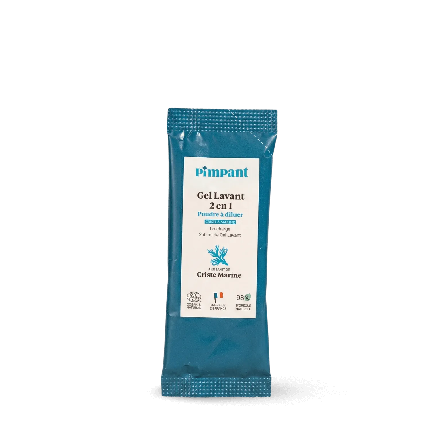 Gel douche corps cheveux poudre 2 en 1 - recharge (parfum criste marine)