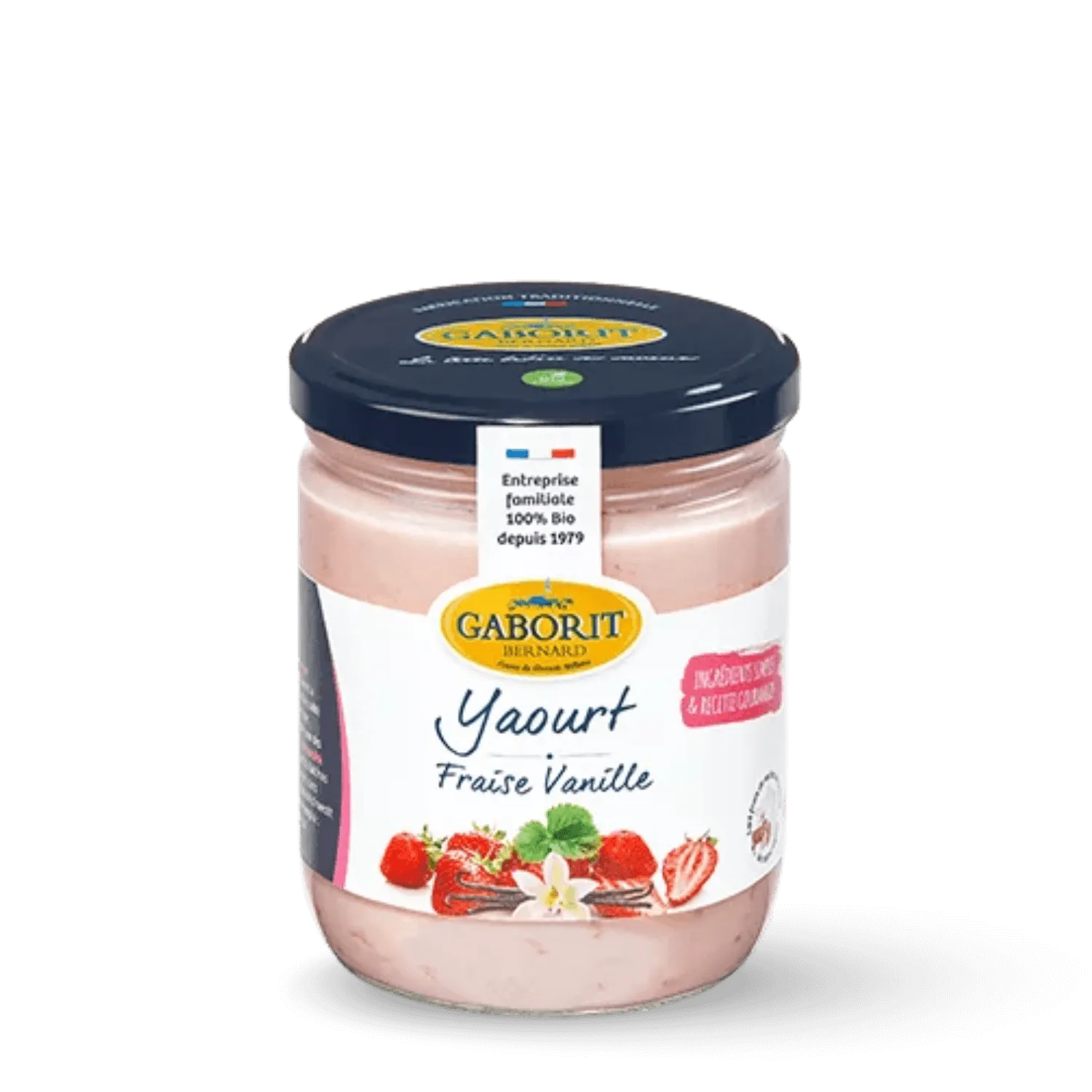 Yaourt brassé vanille fraise