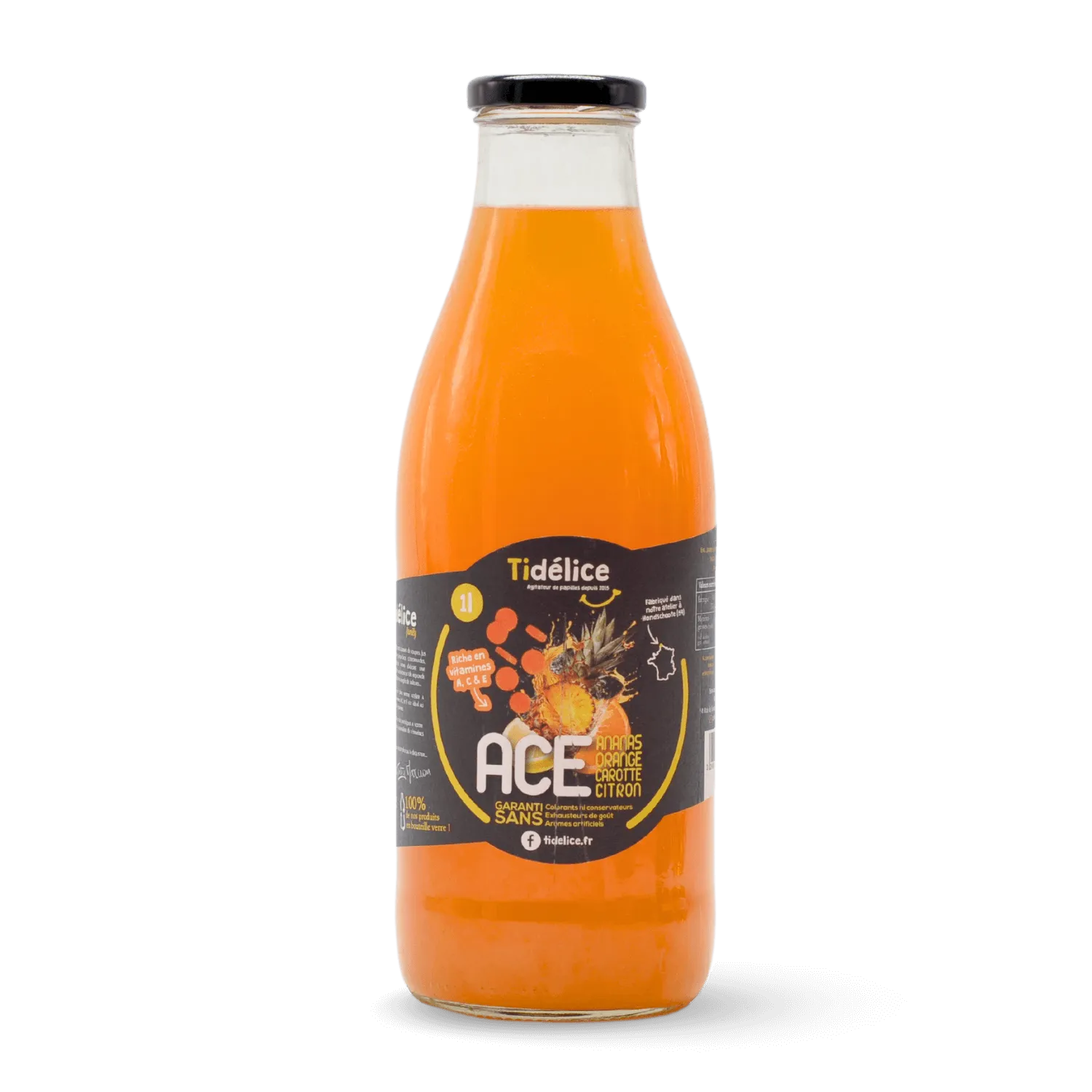 Jus ACE (orange, carotte, citron)