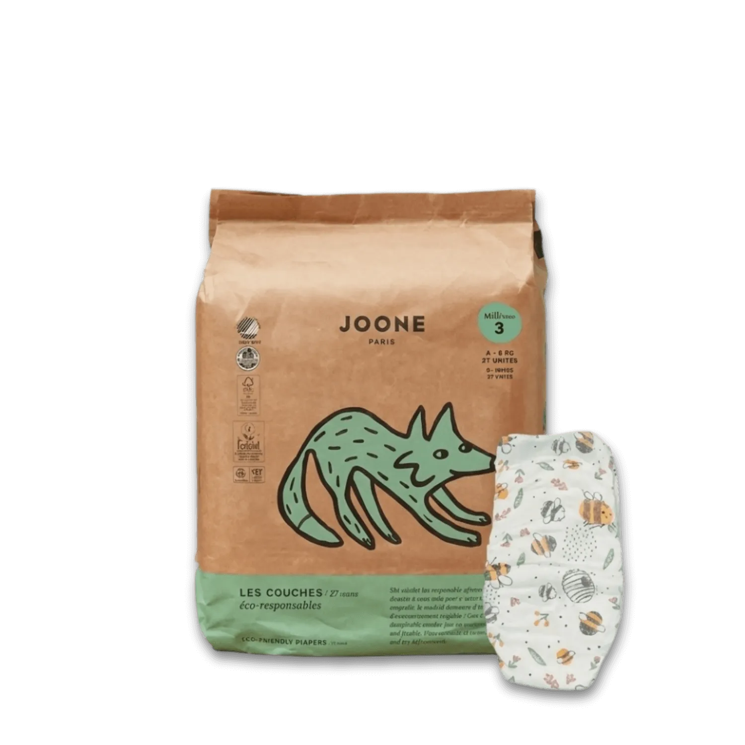 Couche bébé T3 (4-8kg) - 27 unités