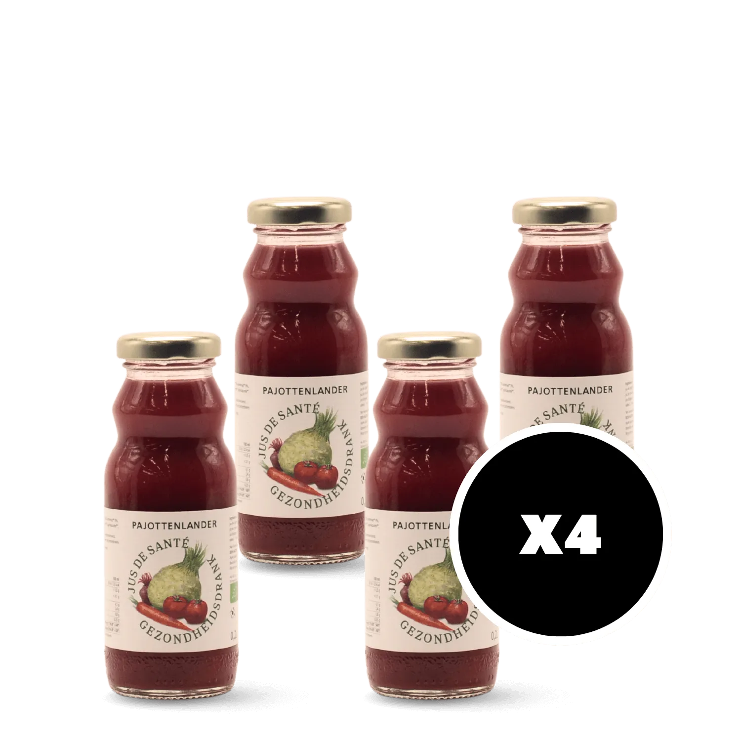 Pack 4 x Jus légumes bio