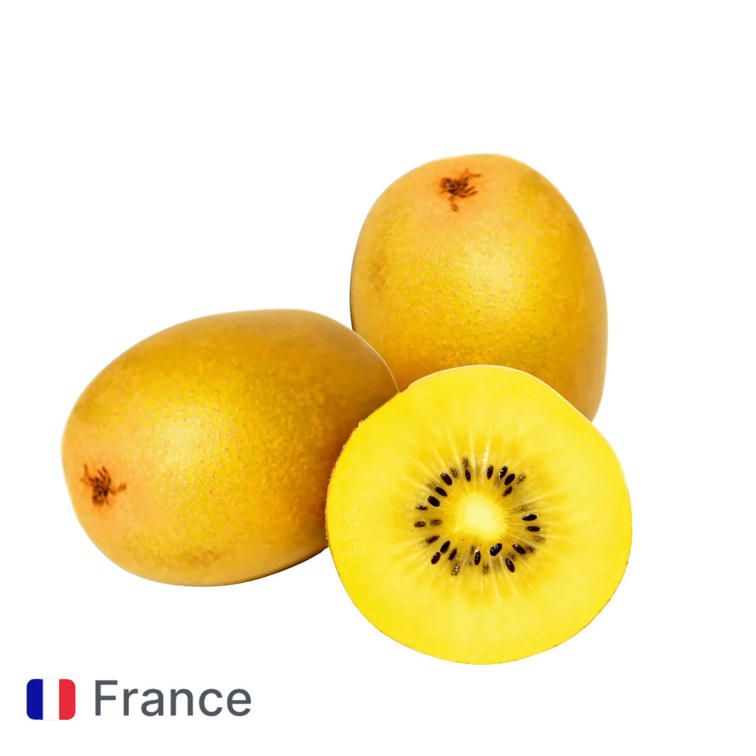 Lot de 3 kiwis jaunes