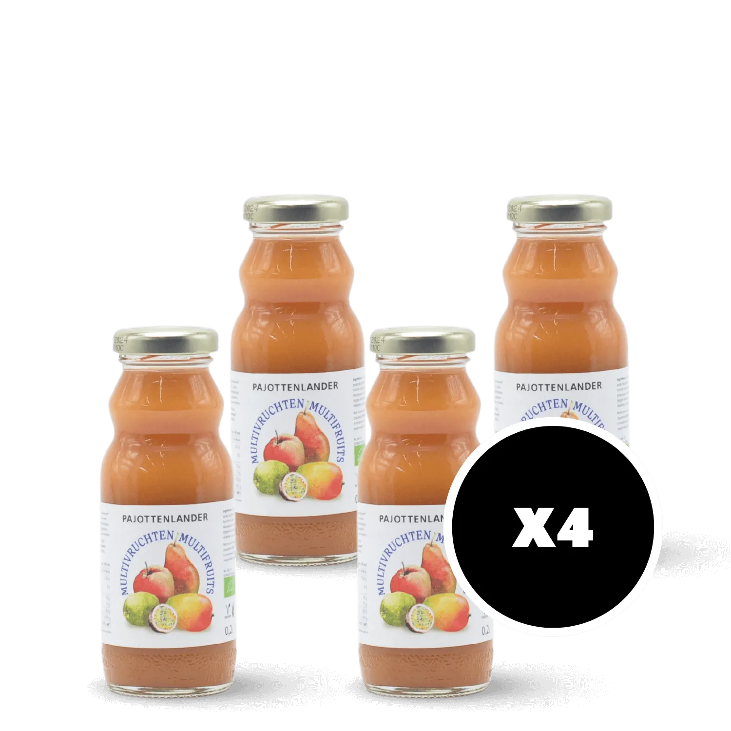 Pack 4 x Jus multifruits bio