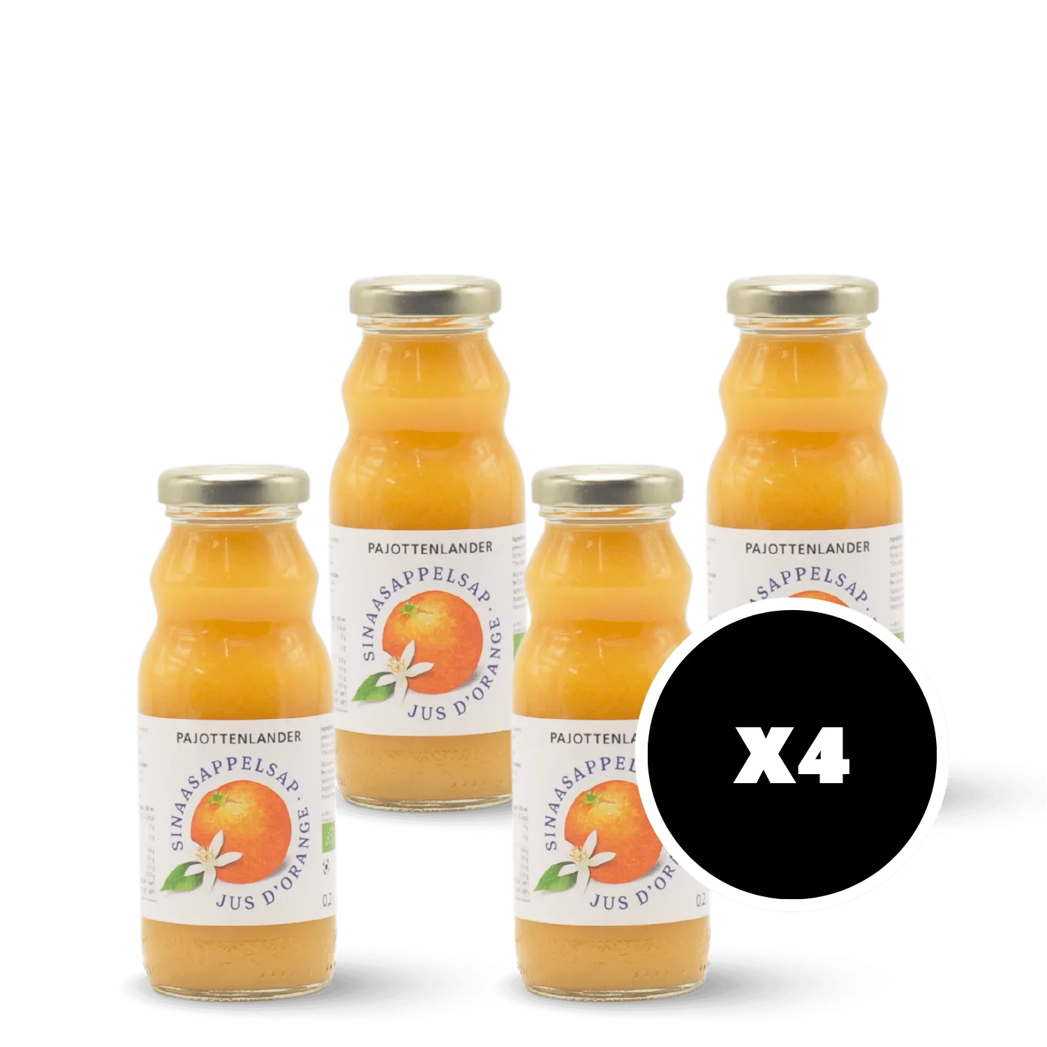 Pack 4 x Jus d'orange bio