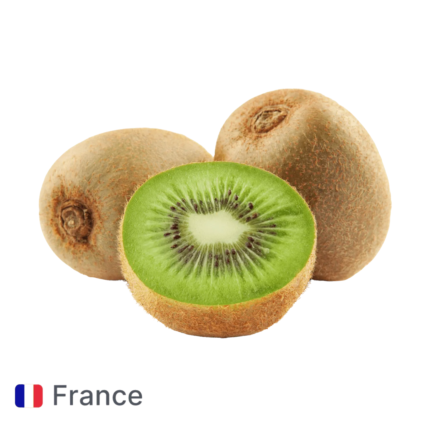 Lot de 3 kiwis verts