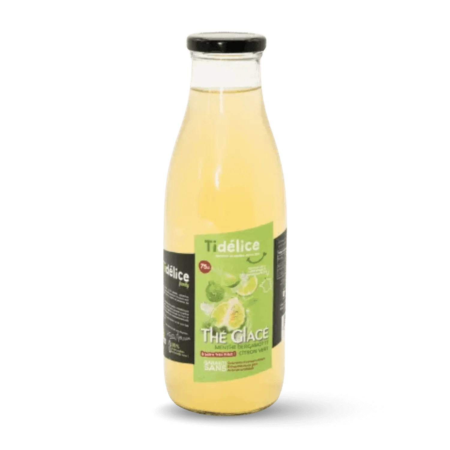 Thé glacé menthe, citron vert et bergamote 75cl