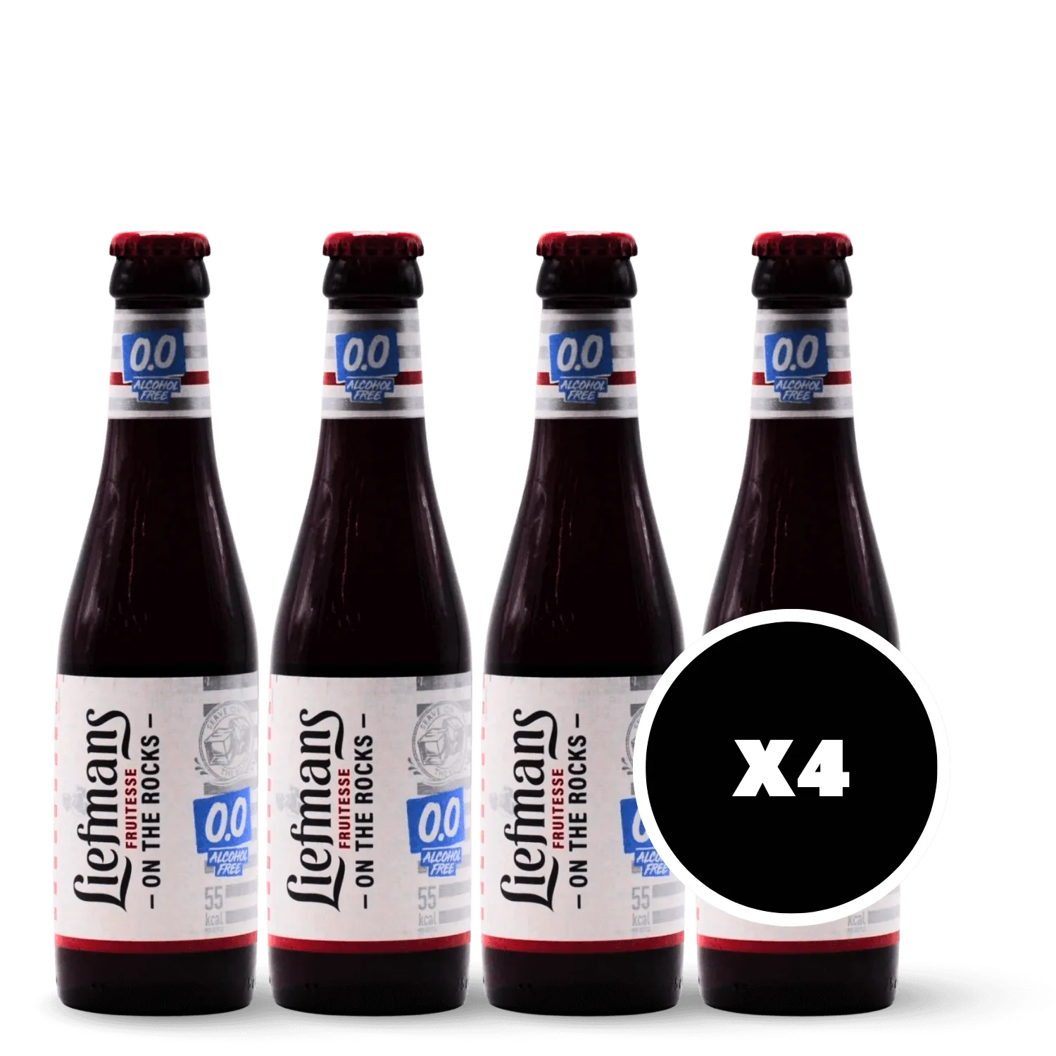 Pack 4 x Liefmans Fruitesse Rouge 0%