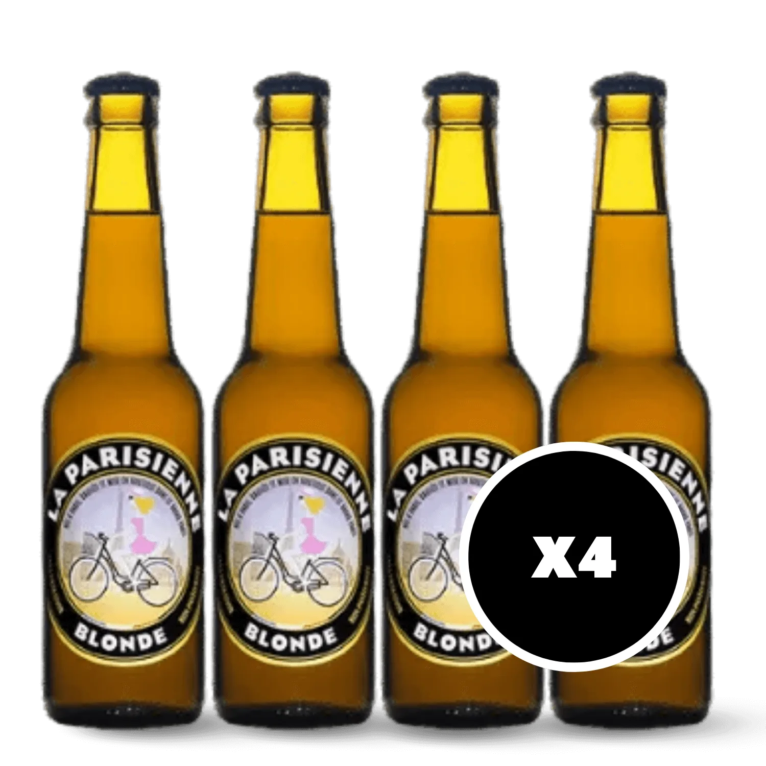 Pack 4 x Bière Blonde Bio 5,5%