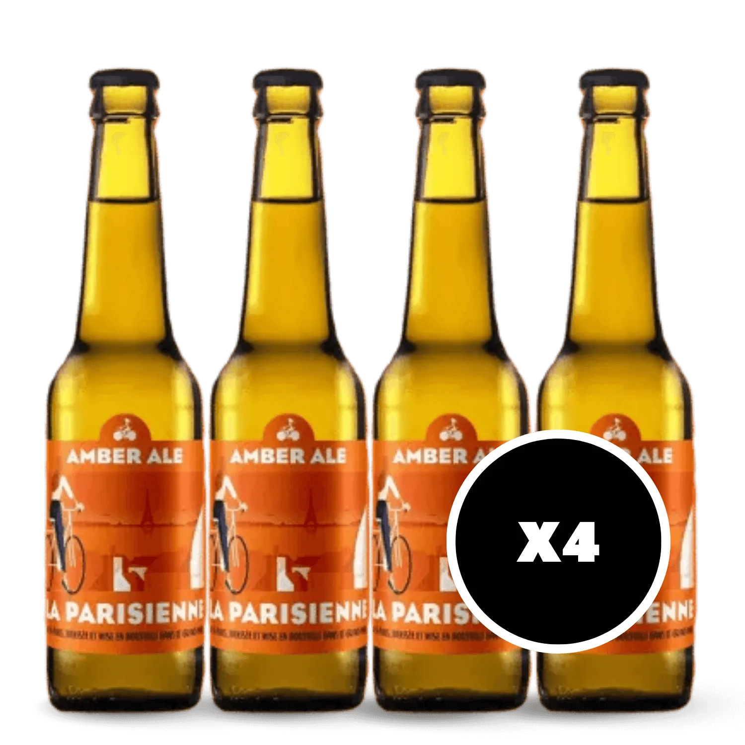 Pack 4 x Bière Rousse Bio 5,5%