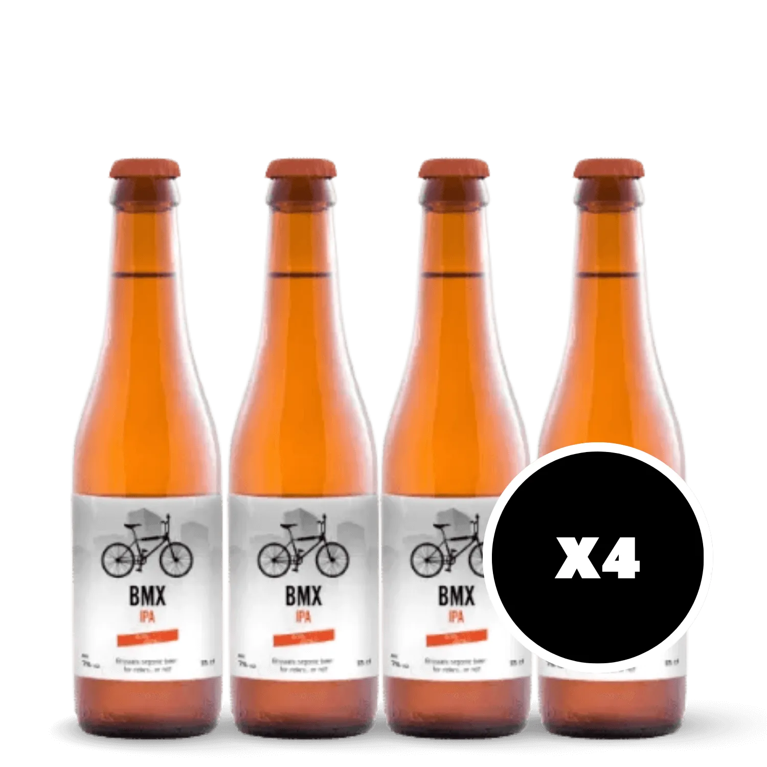 Pack 4 x BMX IPA bio 7%