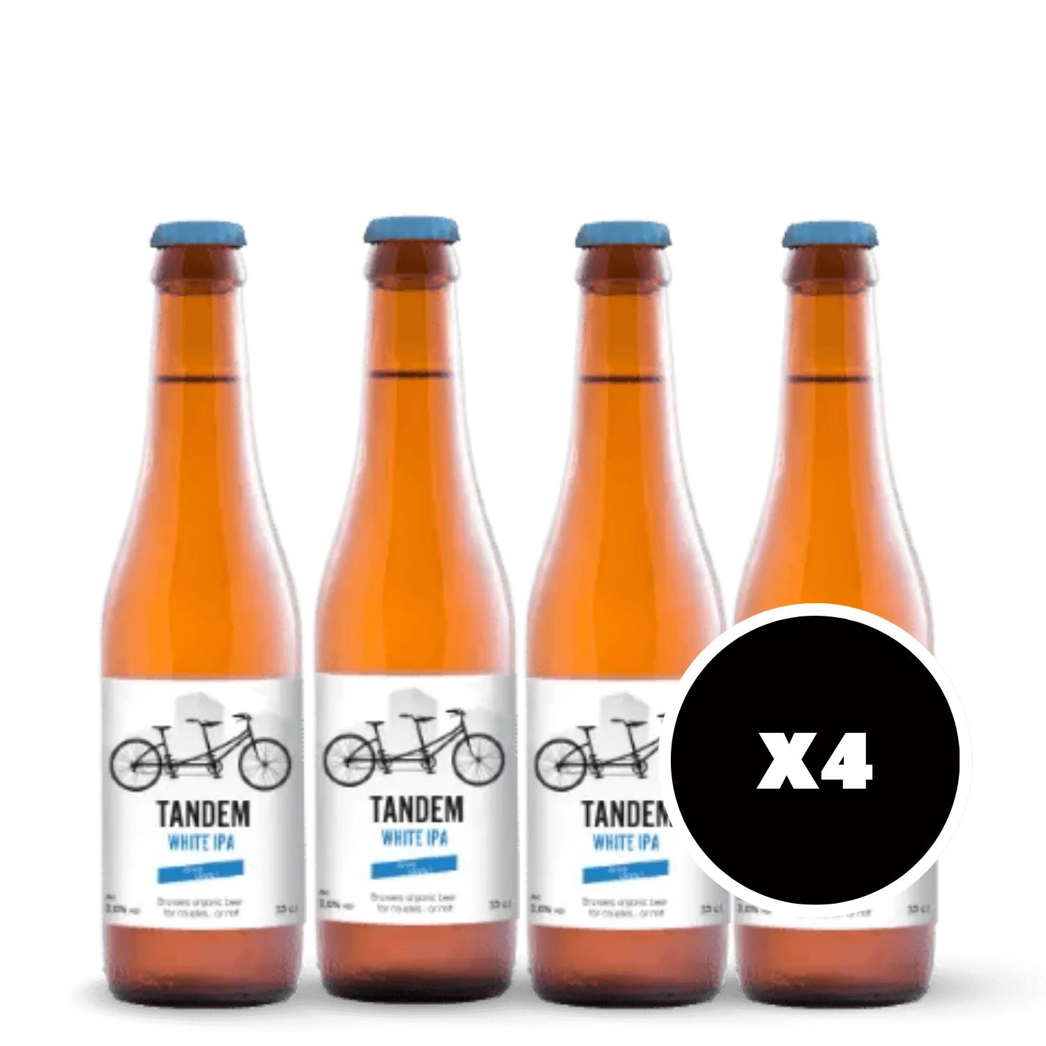 Pack 4 x Tandem White IPA bio 3,8%
