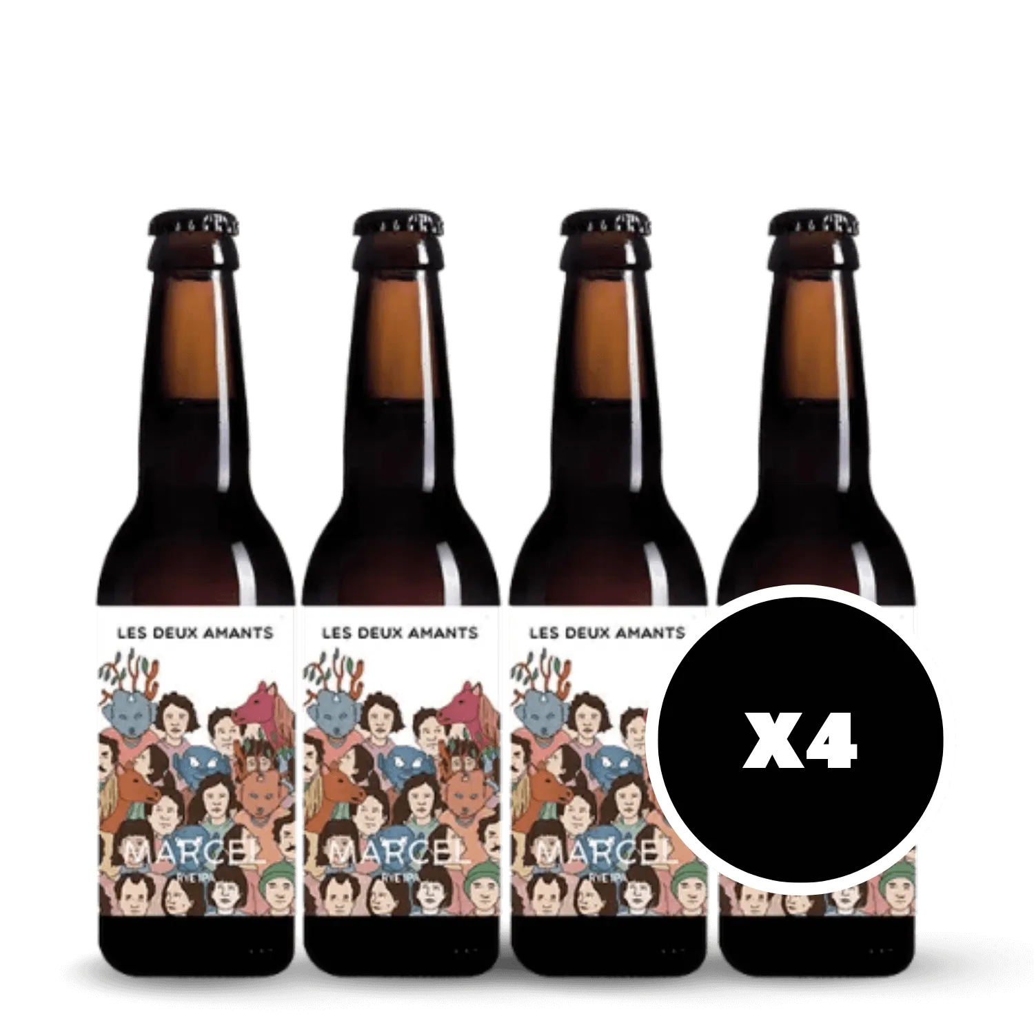 Pack 4 x Marcel - Bière IPA bio 6,5%