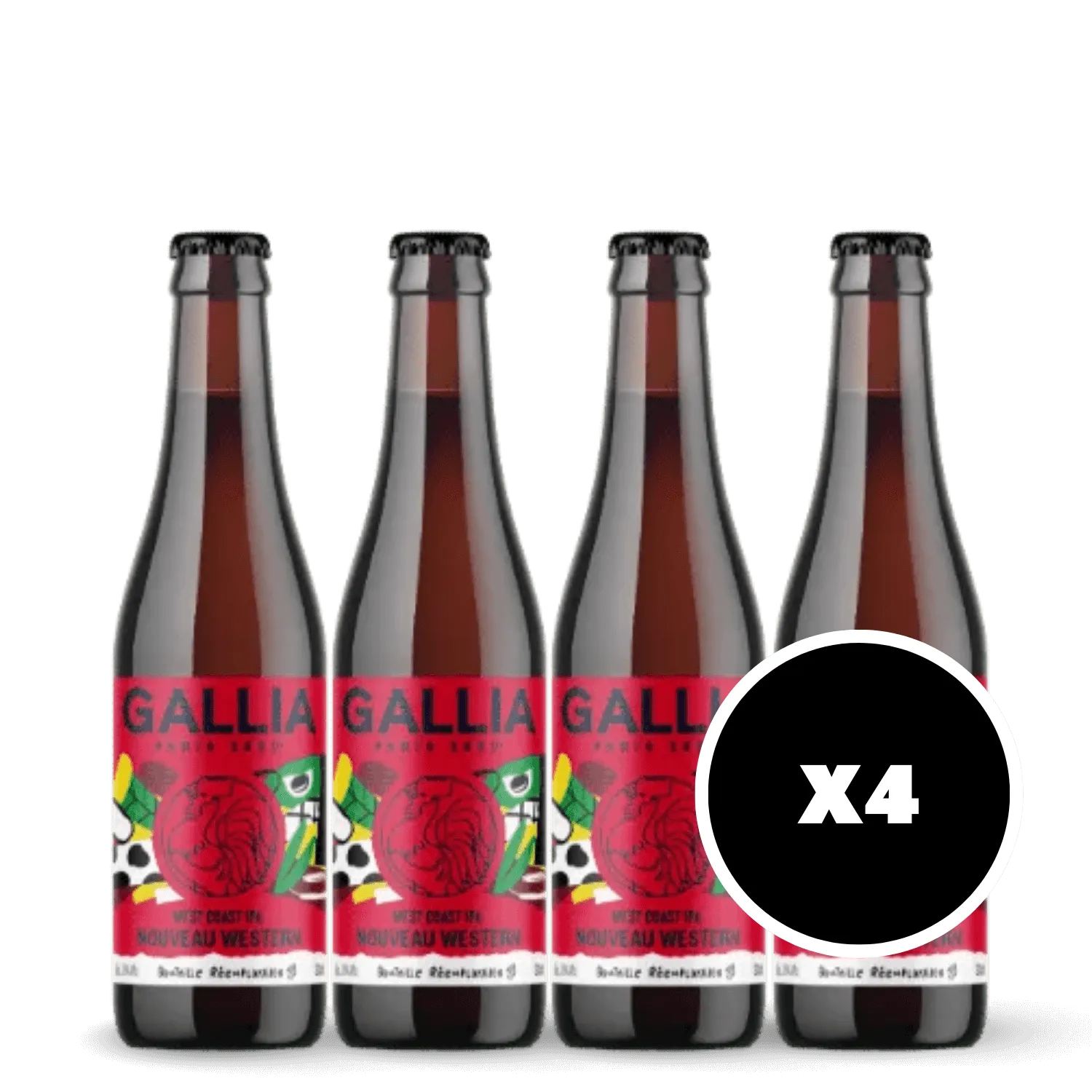 Pack 4 x Nouveau Western West Coast IPA 6%