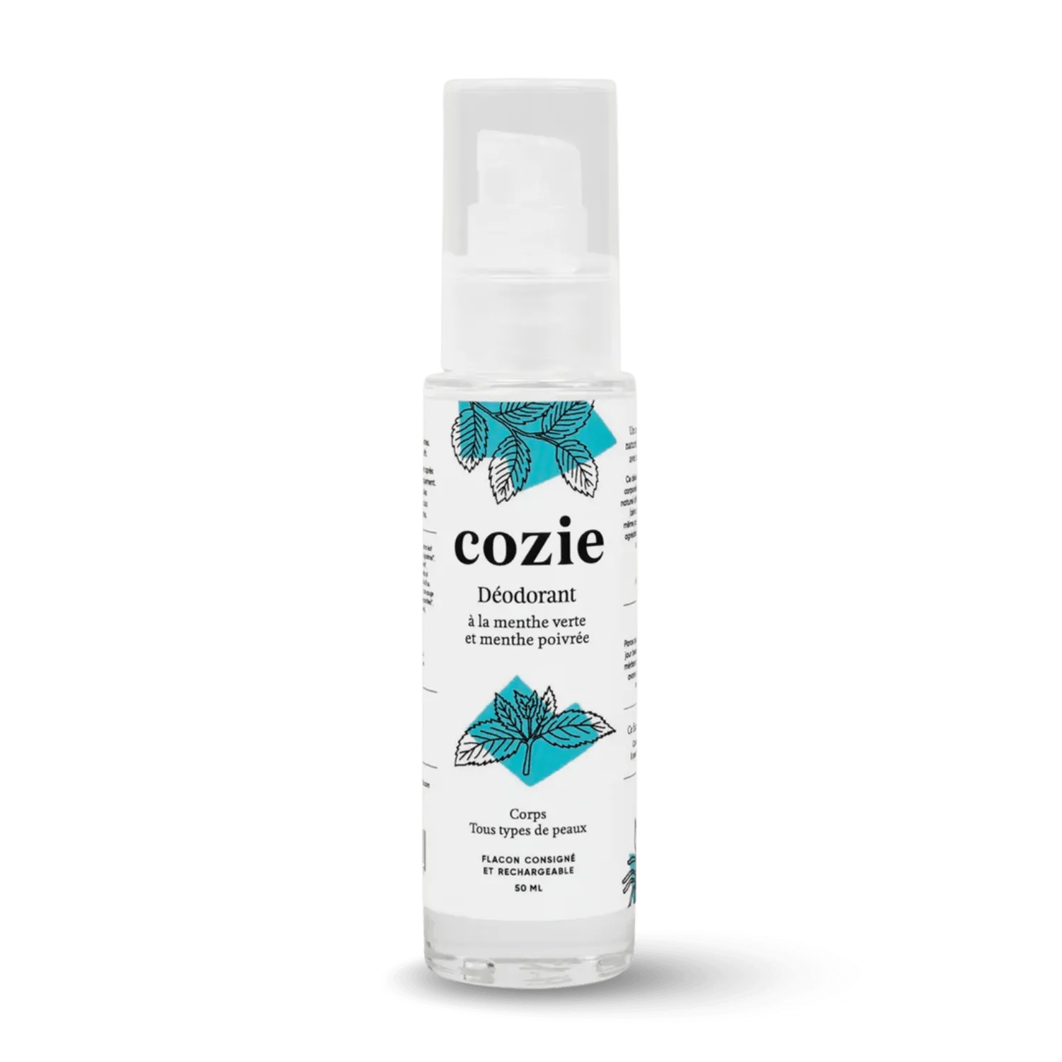 Déodorant à la menthe verte et poivrée