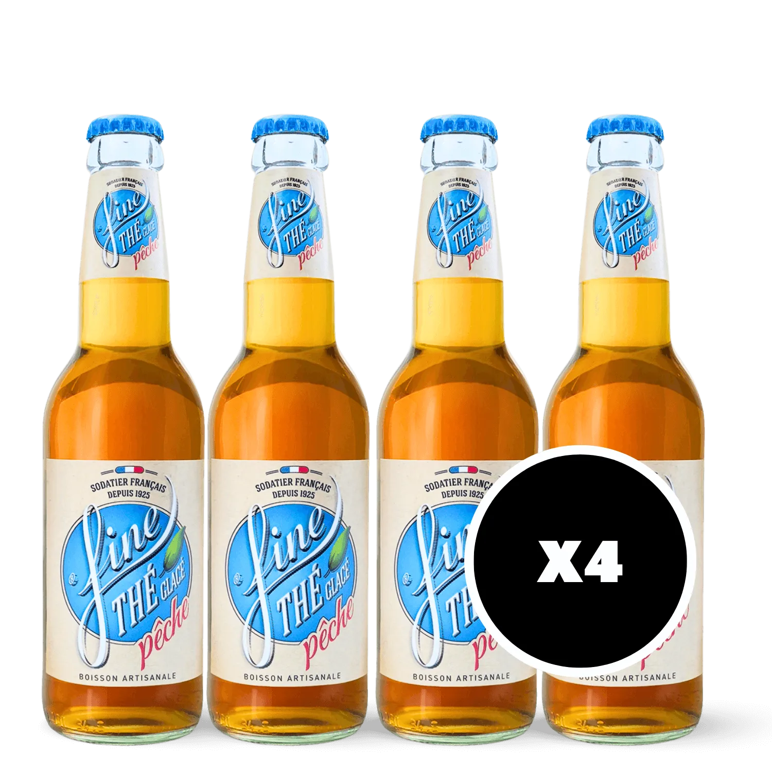 Pack 4 x Thé pêche
