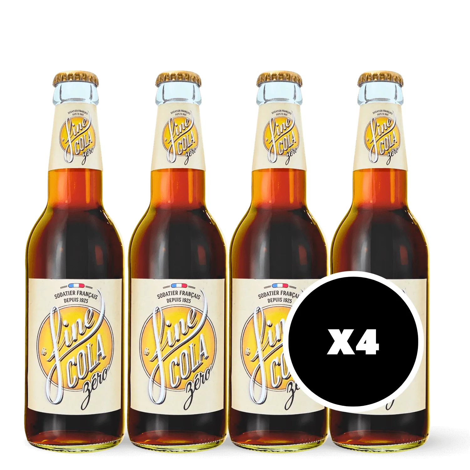 Pack 4 x Cola Zéro