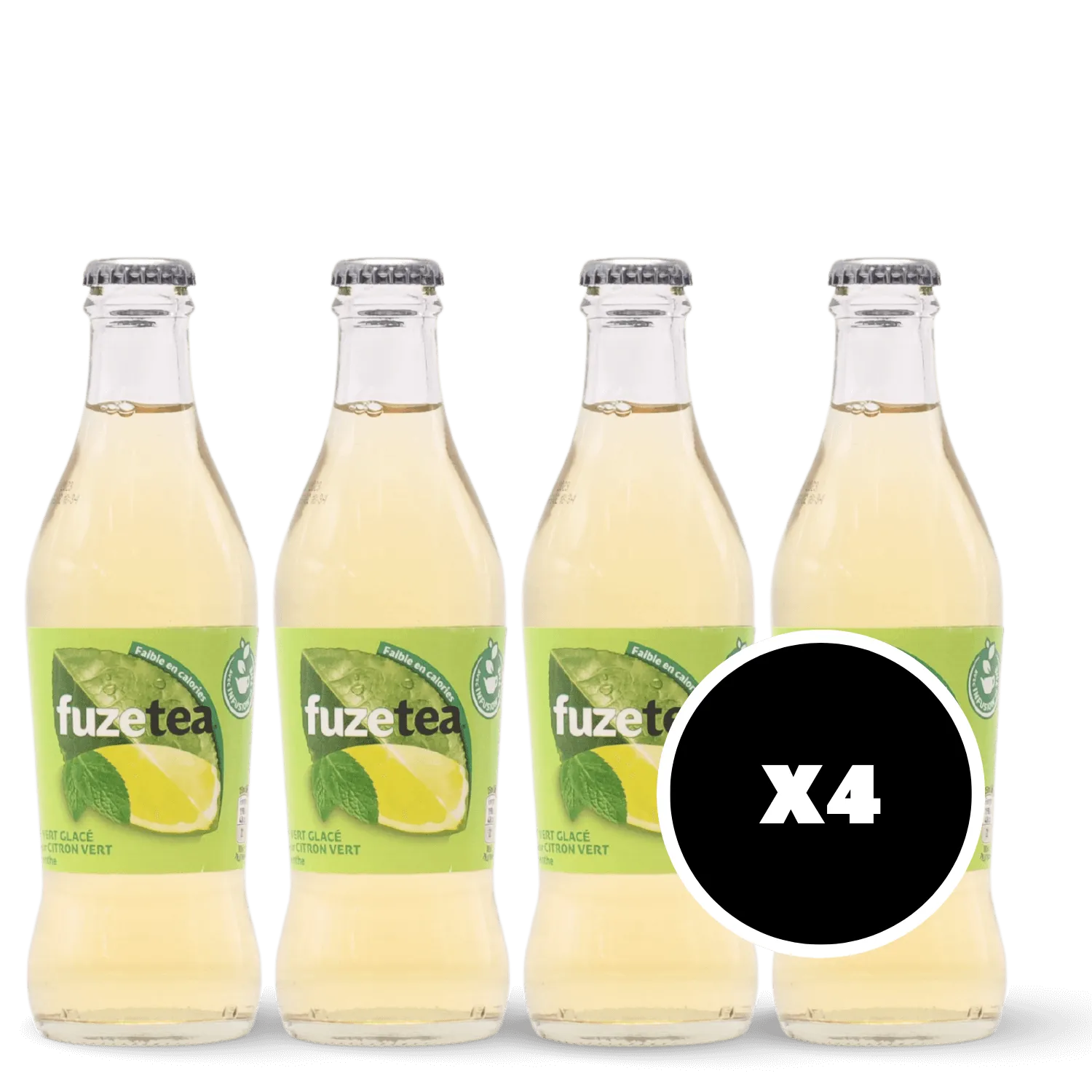 Pack 4 x Fuzetea Menthe Citron Vert