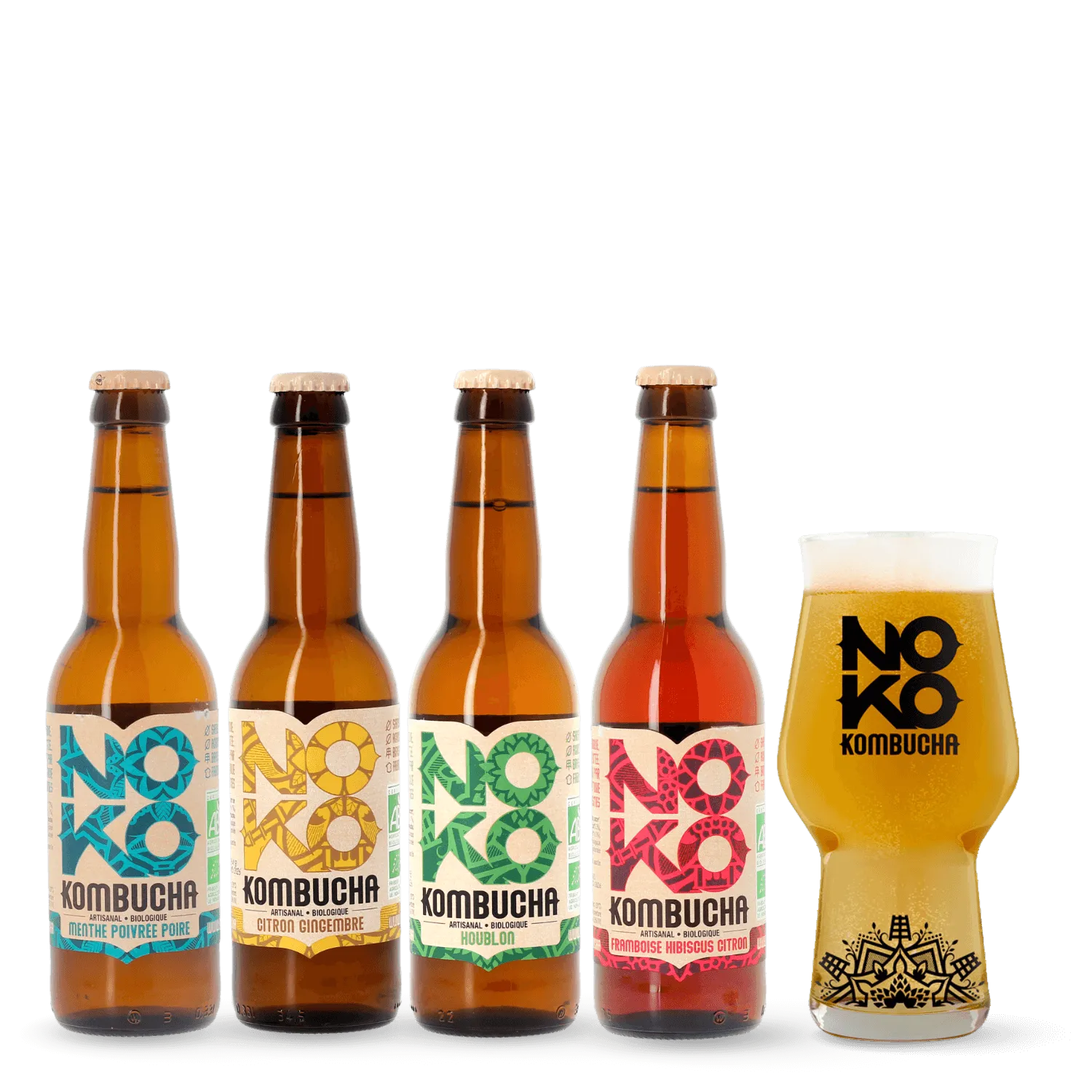 Pack Kombucha NOKO + verre offert