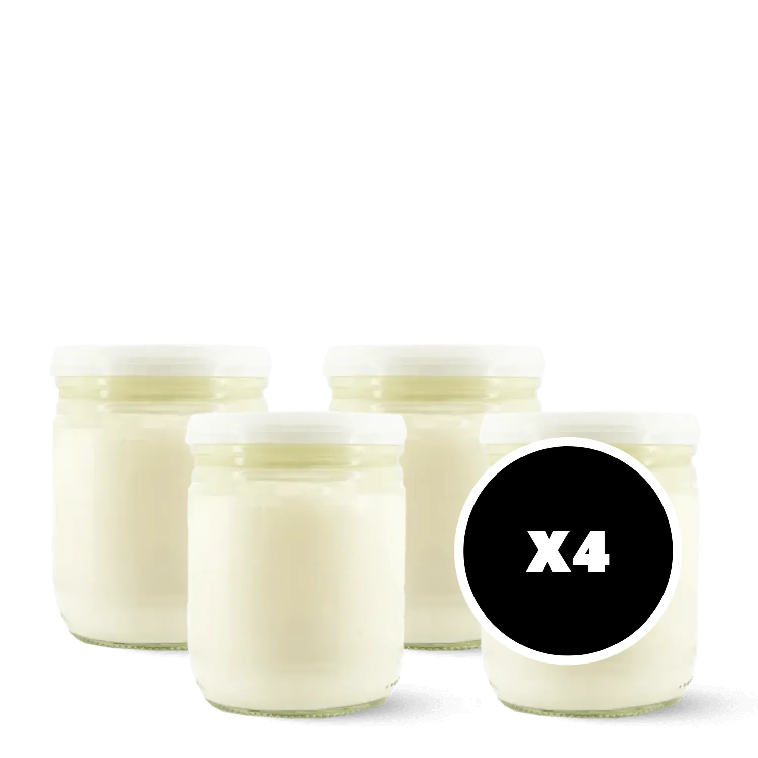 Pack 4 x Yaourt brassé à la vanille