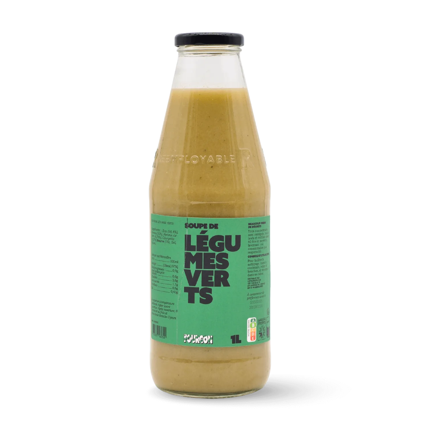 Soupe de légumes verts