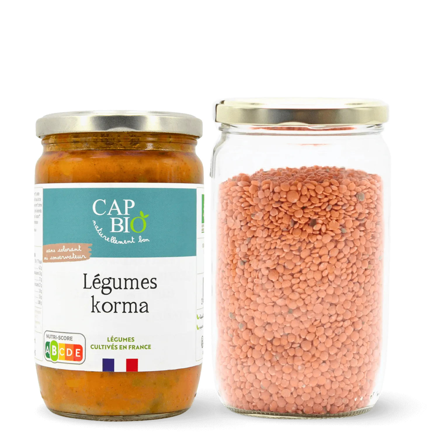 Pack : Légumes korma + Lentilles corail