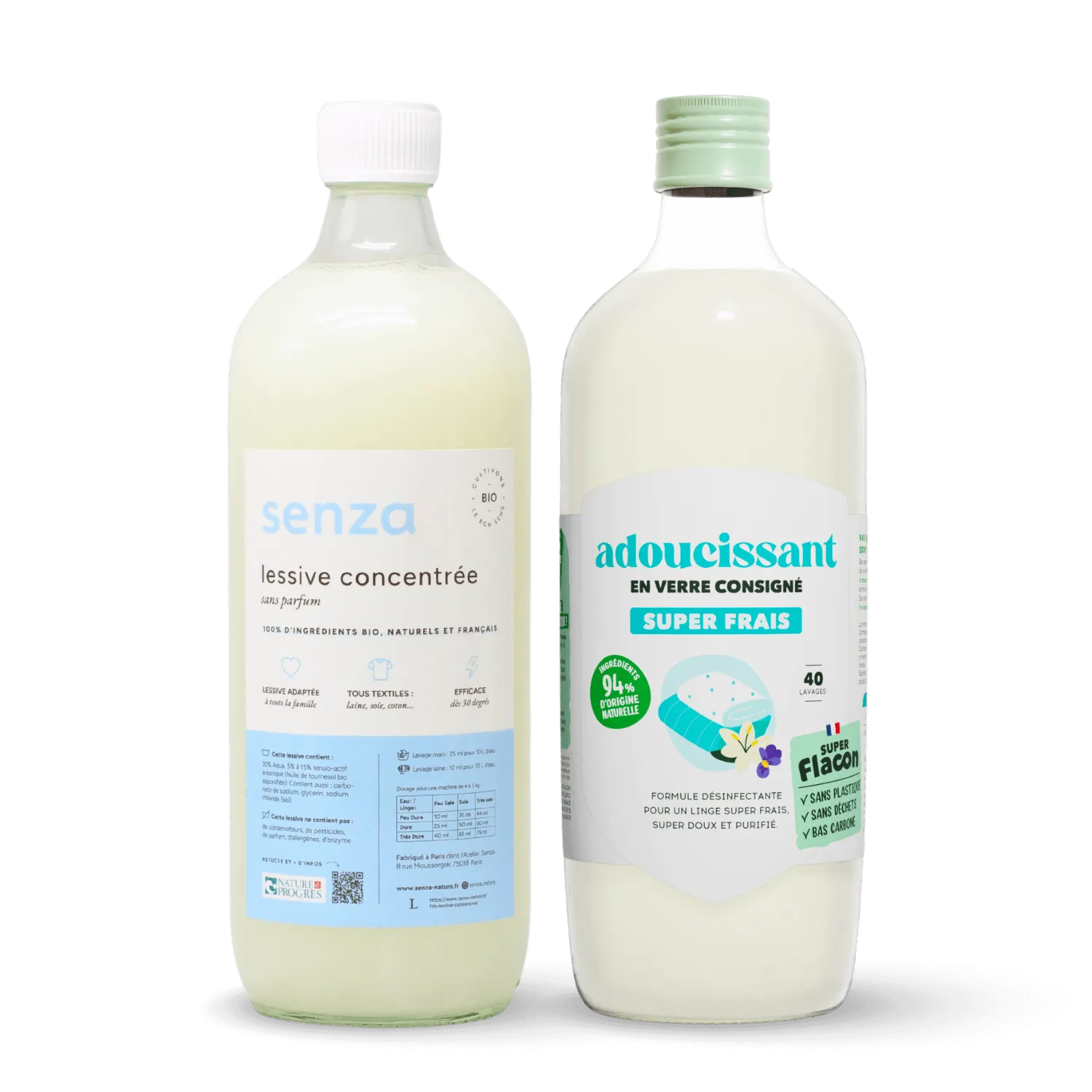 Pack linge frais et doux