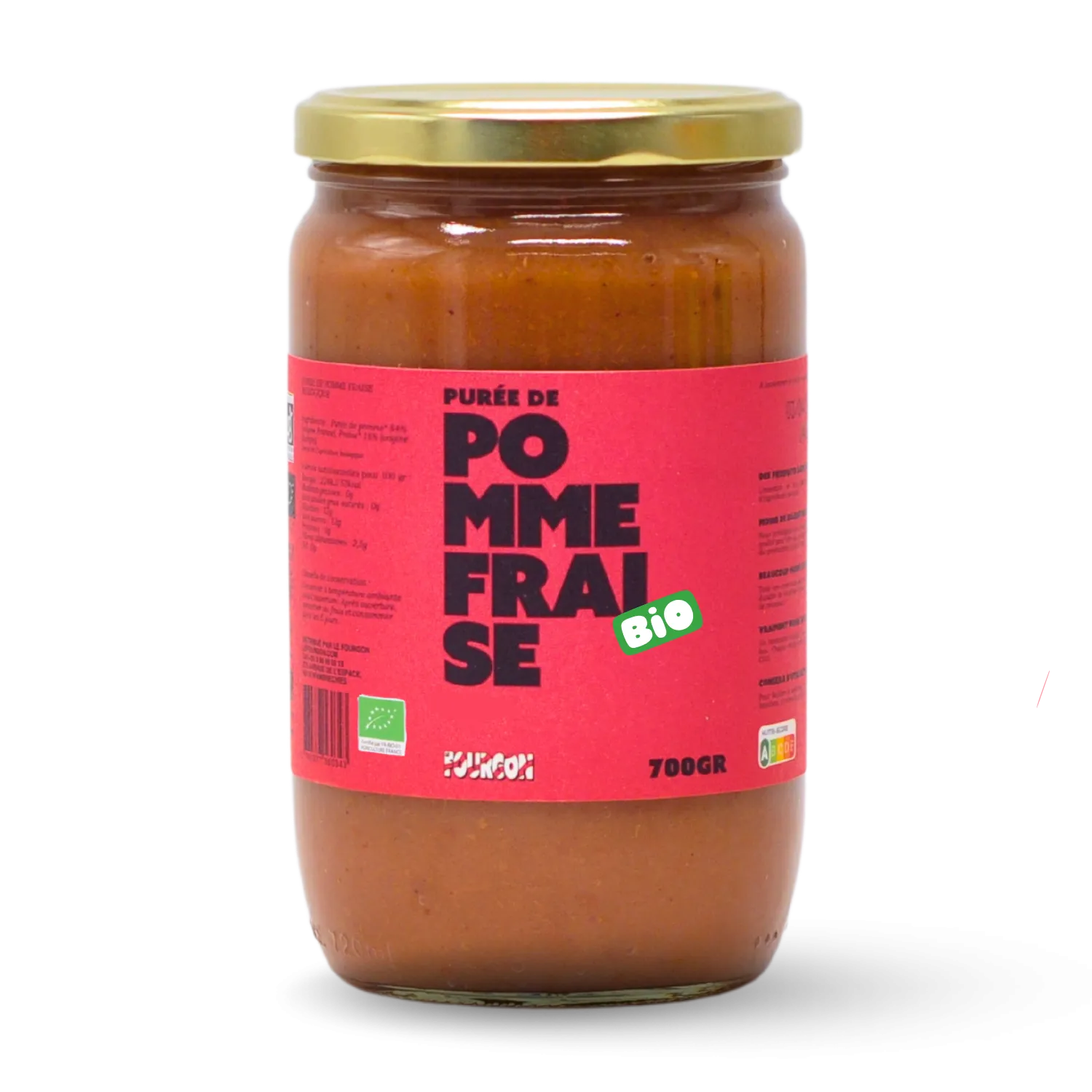 Compote pomme fraise