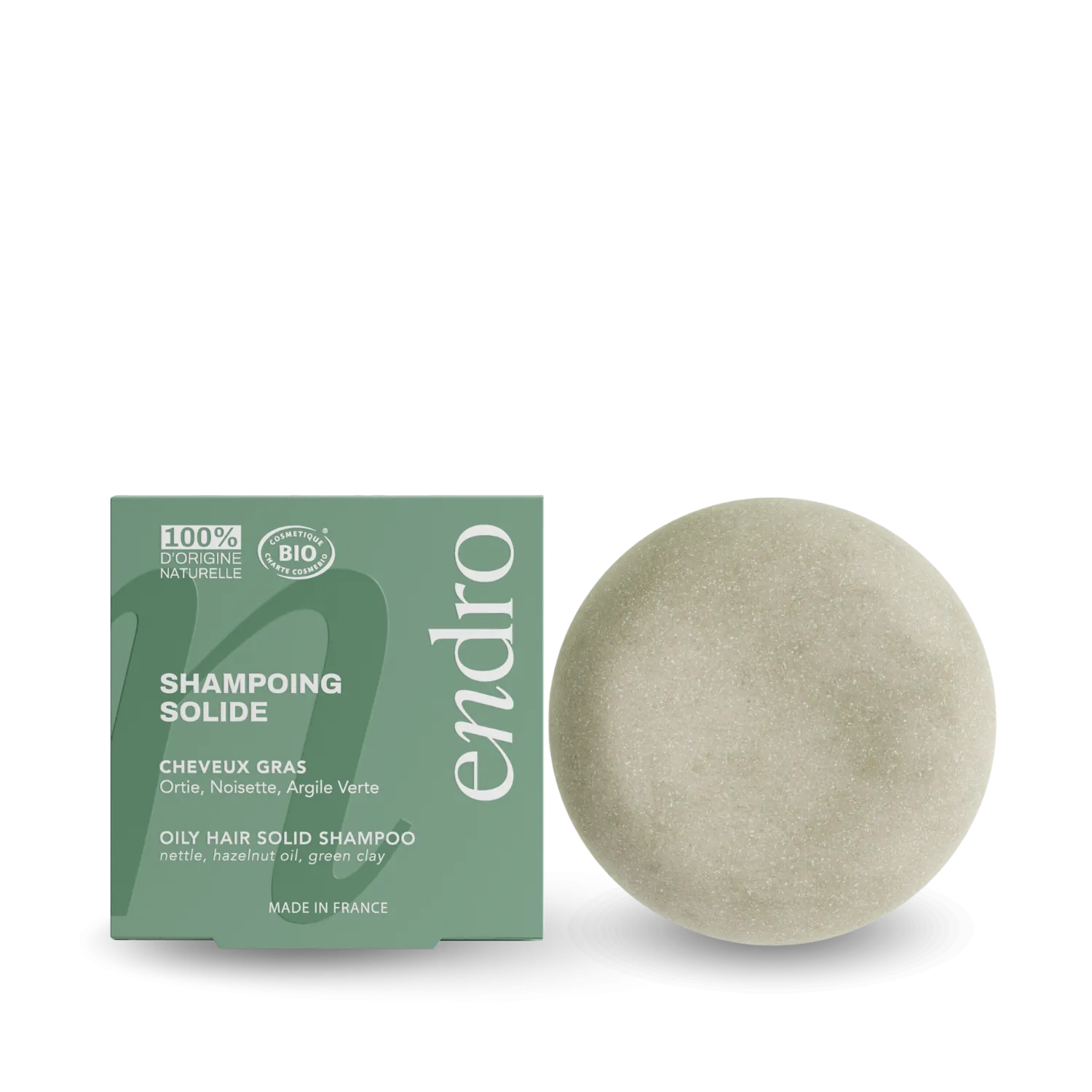 Shampooing solide cheveux gras