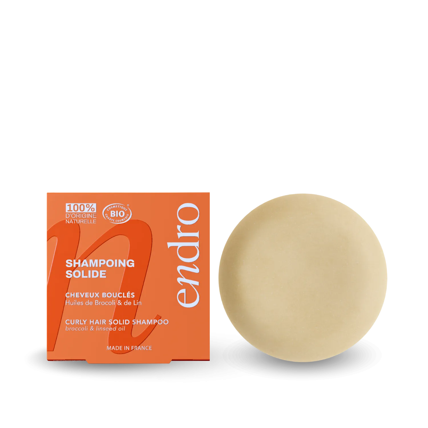 Shampooing solide cheveux bouclés