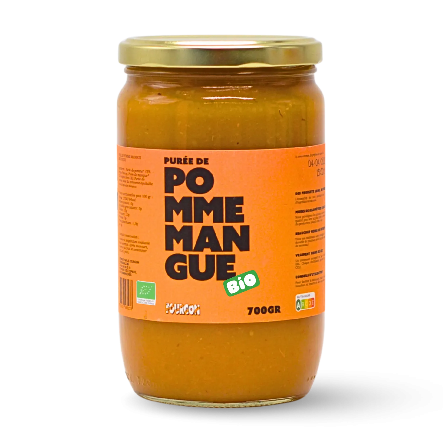 ReUse - compote pomme mangue
