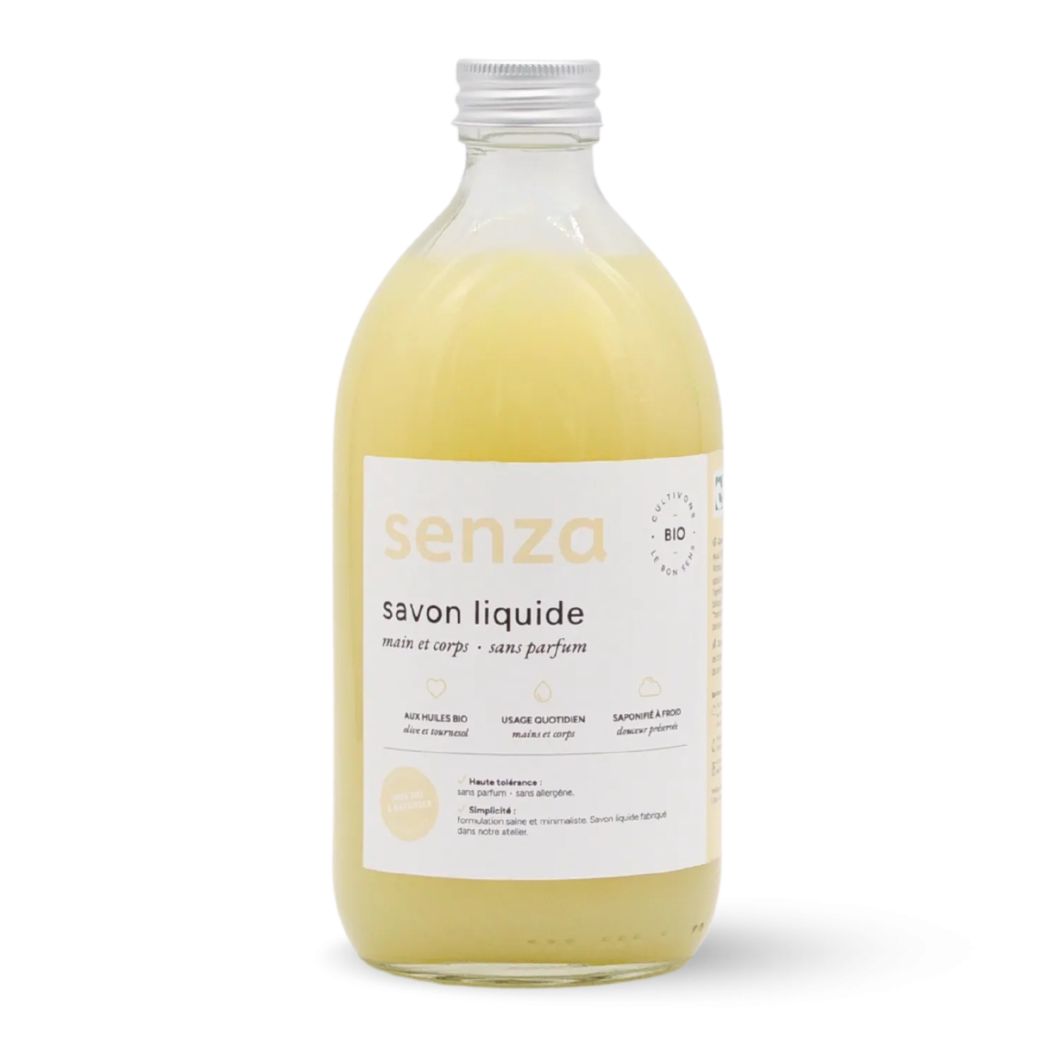 Savon liquide corps & mains sans parfum