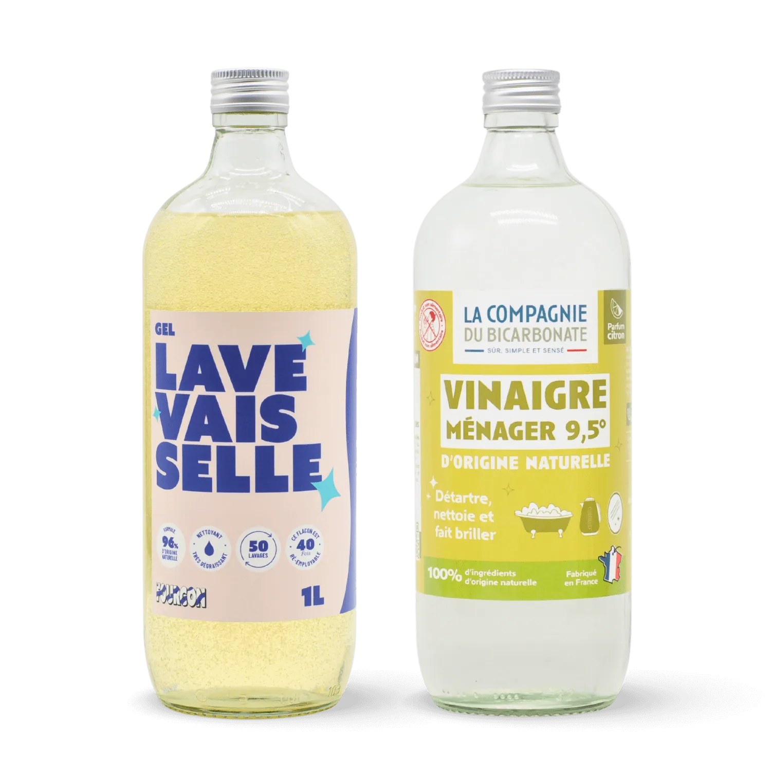 Pack lave-vaisselle complet: gel et vinaigre