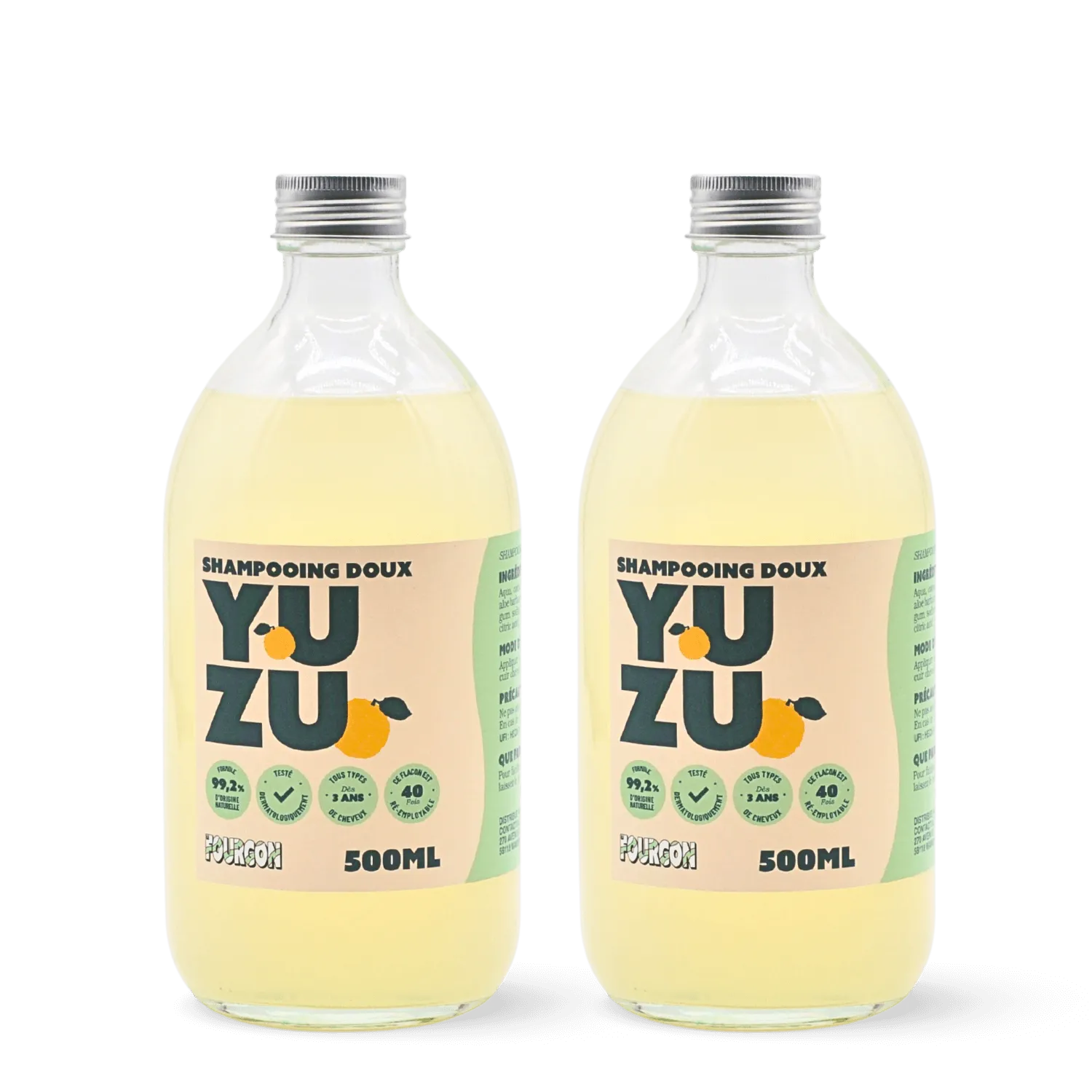 Duo shampooings doux yuzu Le Fourgon