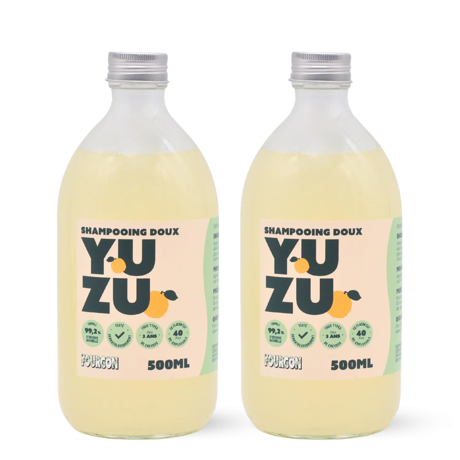 Duo shampooings doux yuzu Le Fourgon